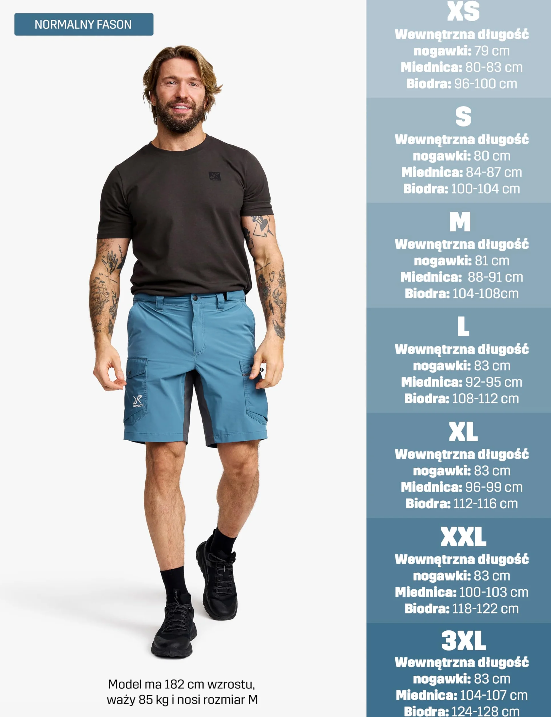 RevolutionRace Rambler Lightweight Pro Shorts Męskie, Lekkie spodnie turystyczne