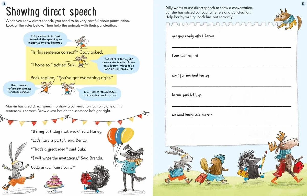 Usborne Workbooks Grammar and Punctuation 8-9