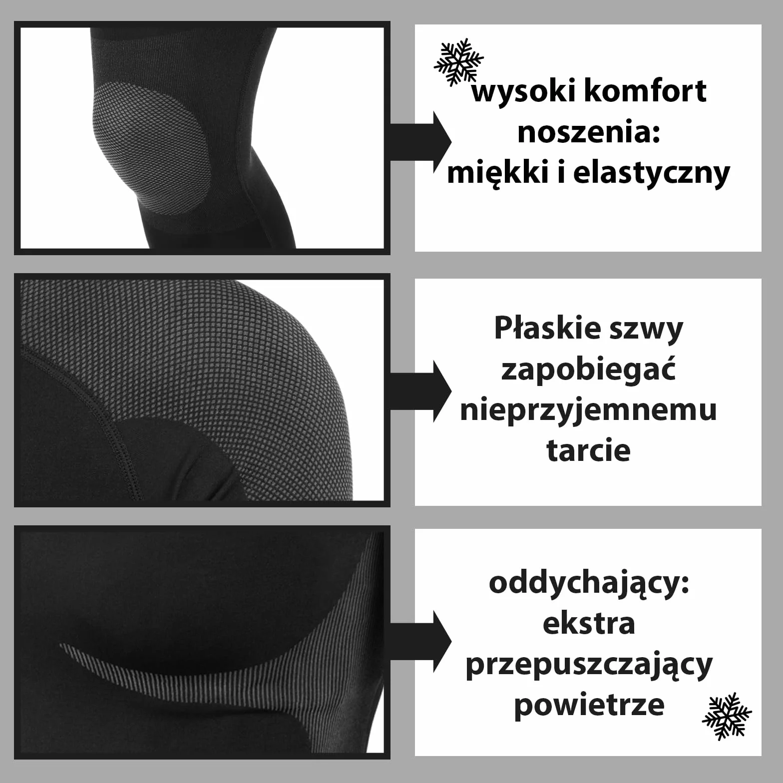 ALPIDEX Bielizna termoaktywna termiczna funkcjonalna odzież damska bielizna zimowa narciarska oddychająca szybkoschnąca