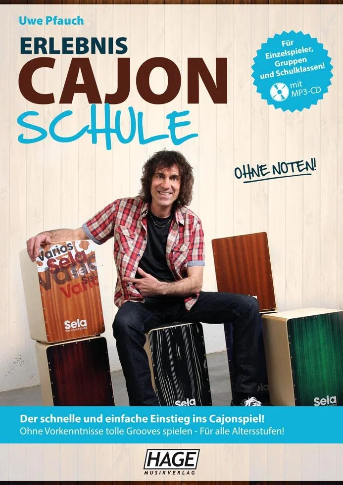 Erlebnis Cajon Schule (mit MP3-CD): Der schnelle und einfache Einstieg ins Cajonspiel!Ohne Vorkenntnisse tolle Grooves spielen - Fu¨r alle Altersstufen!