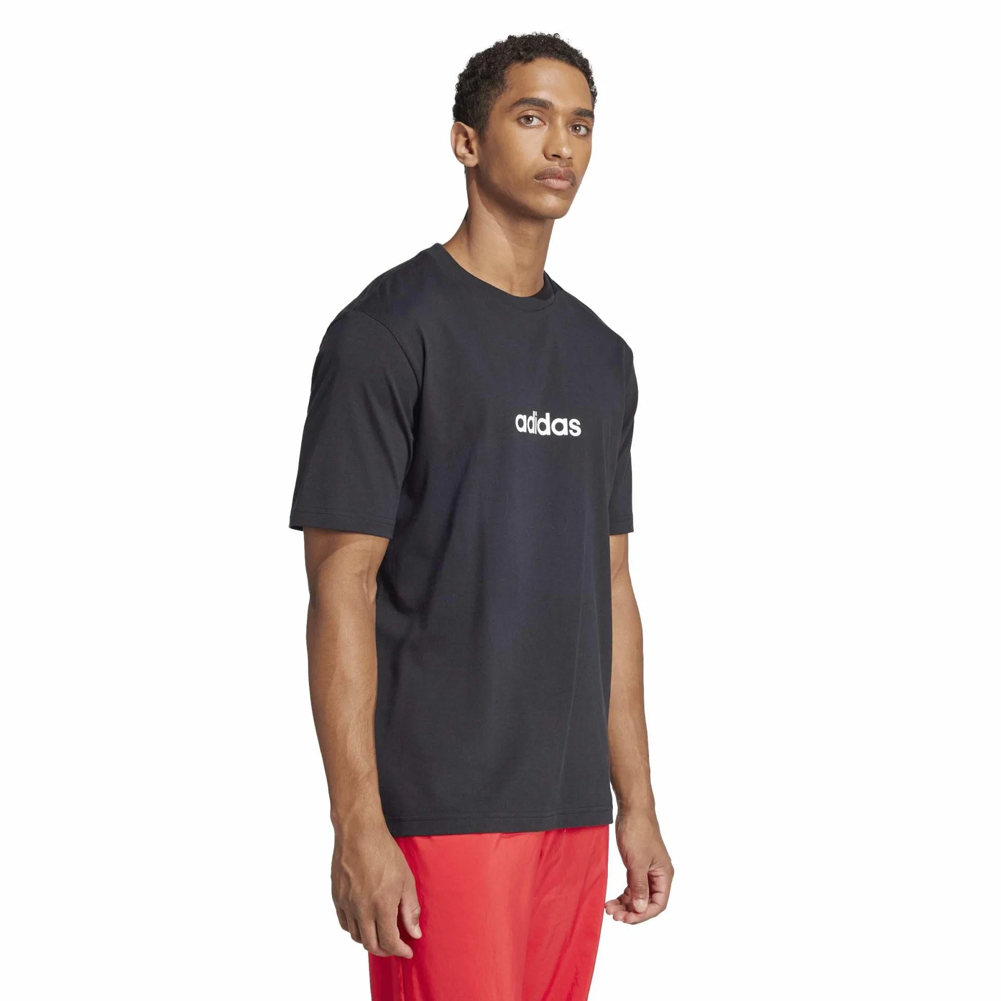 adidas Koszulka Mężczyźni Essentials Linear Single Jersey Tee