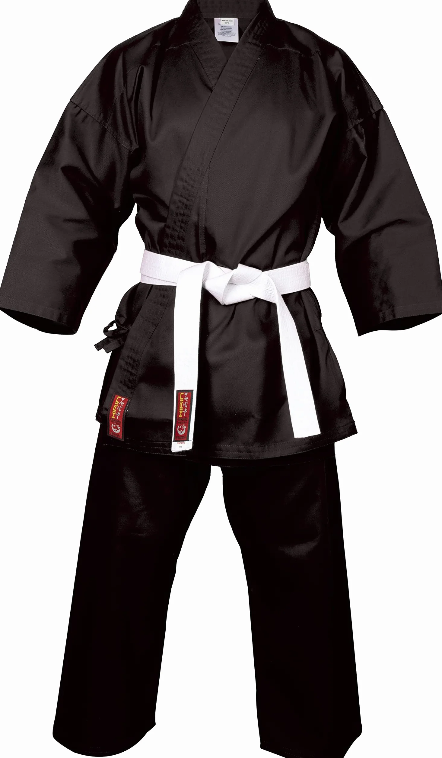 Karate Gi "Kirin" - czarny, rozmiar 180 cm