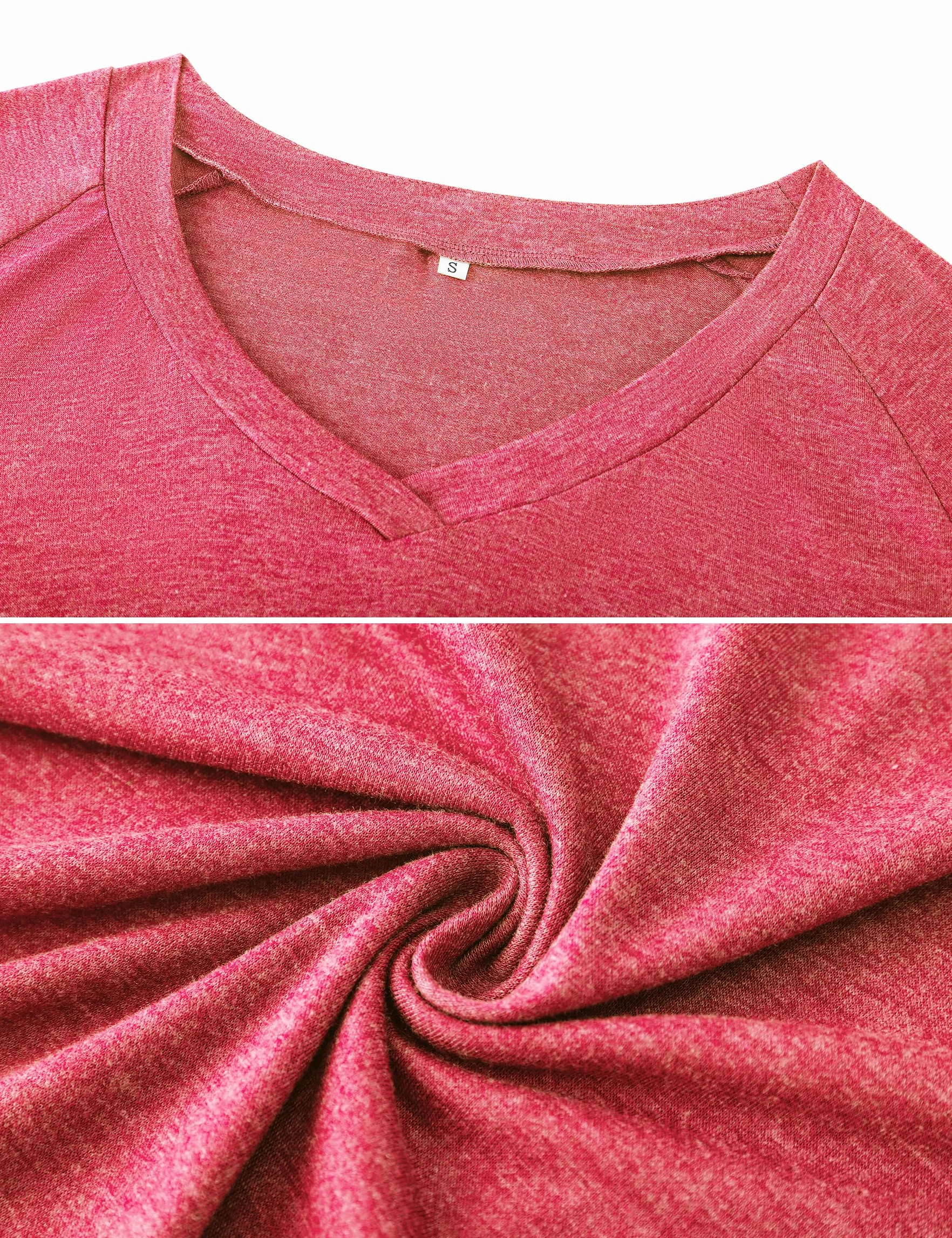 Marvmys Koszule nocne damskie Plus Size Letnia koszula nocna Agodon Piżama z krótkim rękawem z kieszeniami L-4XL