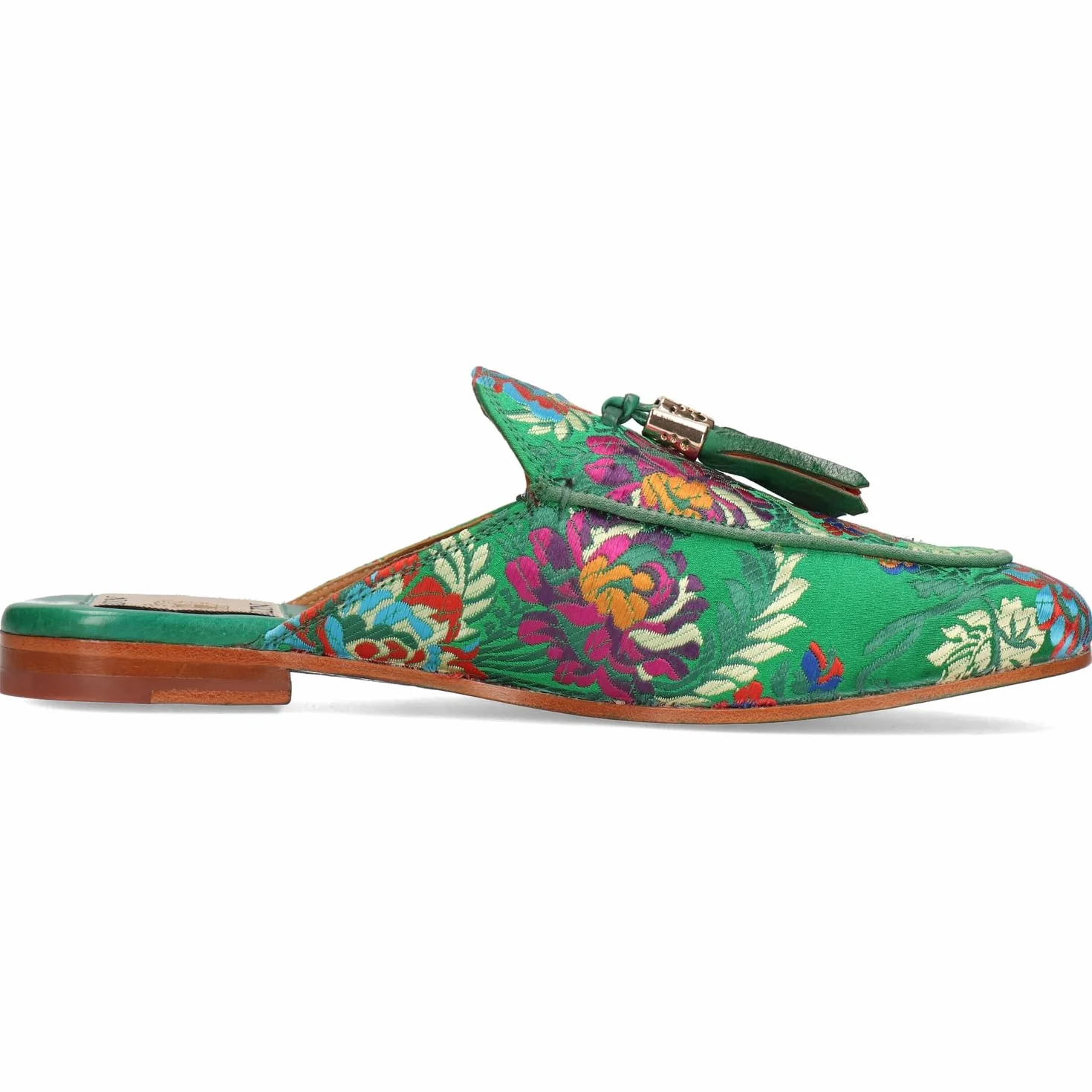 Melvin & Hamilton Kobiety Scarlett 2 Korela Green TasselButy typu mule