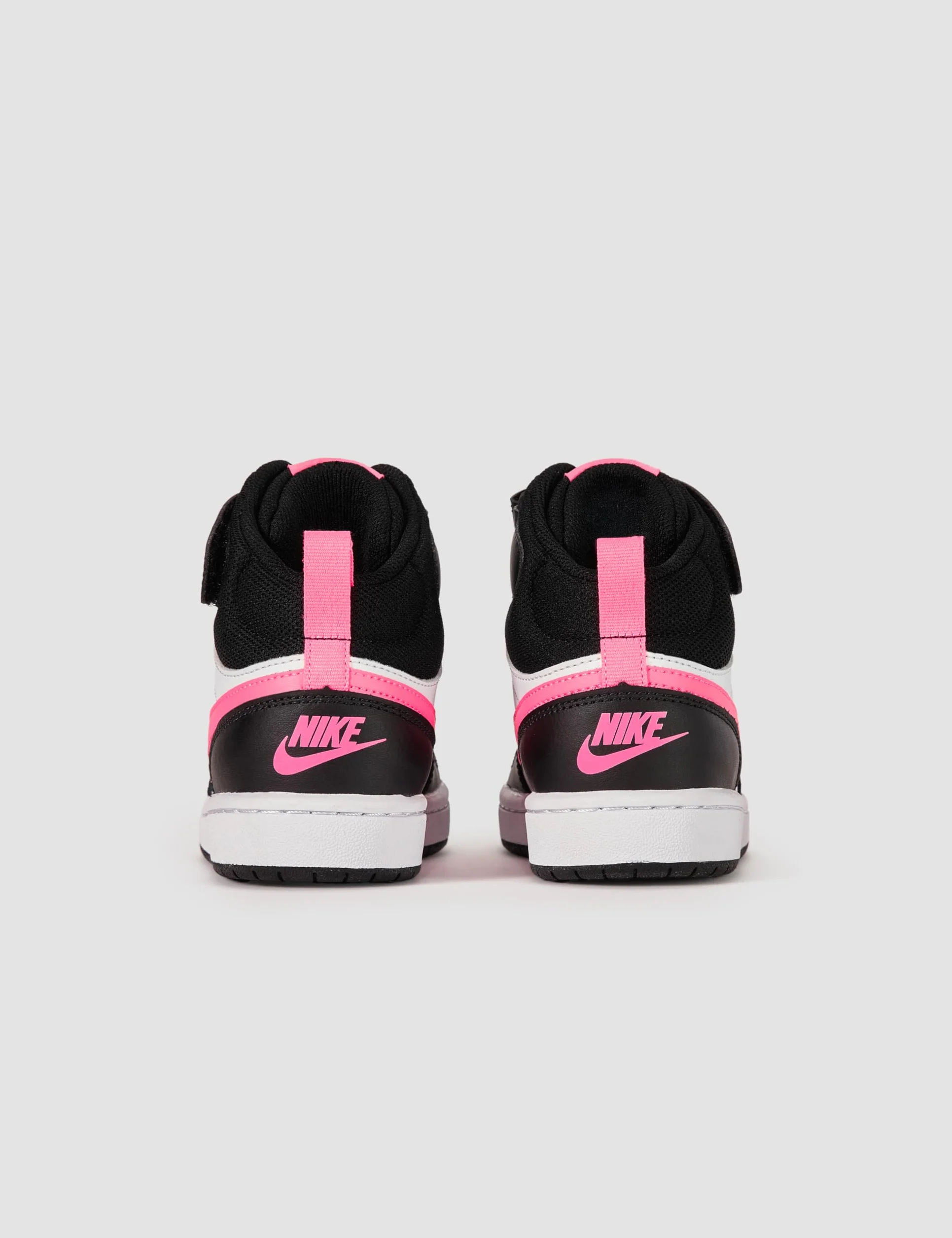 Nike Court Borough Mid 2 (GS), trzy czwarte wysokie, Black/Sunset Pulse-White, 36 EU, Czarny Sunset Pulse Biały, 36 EU