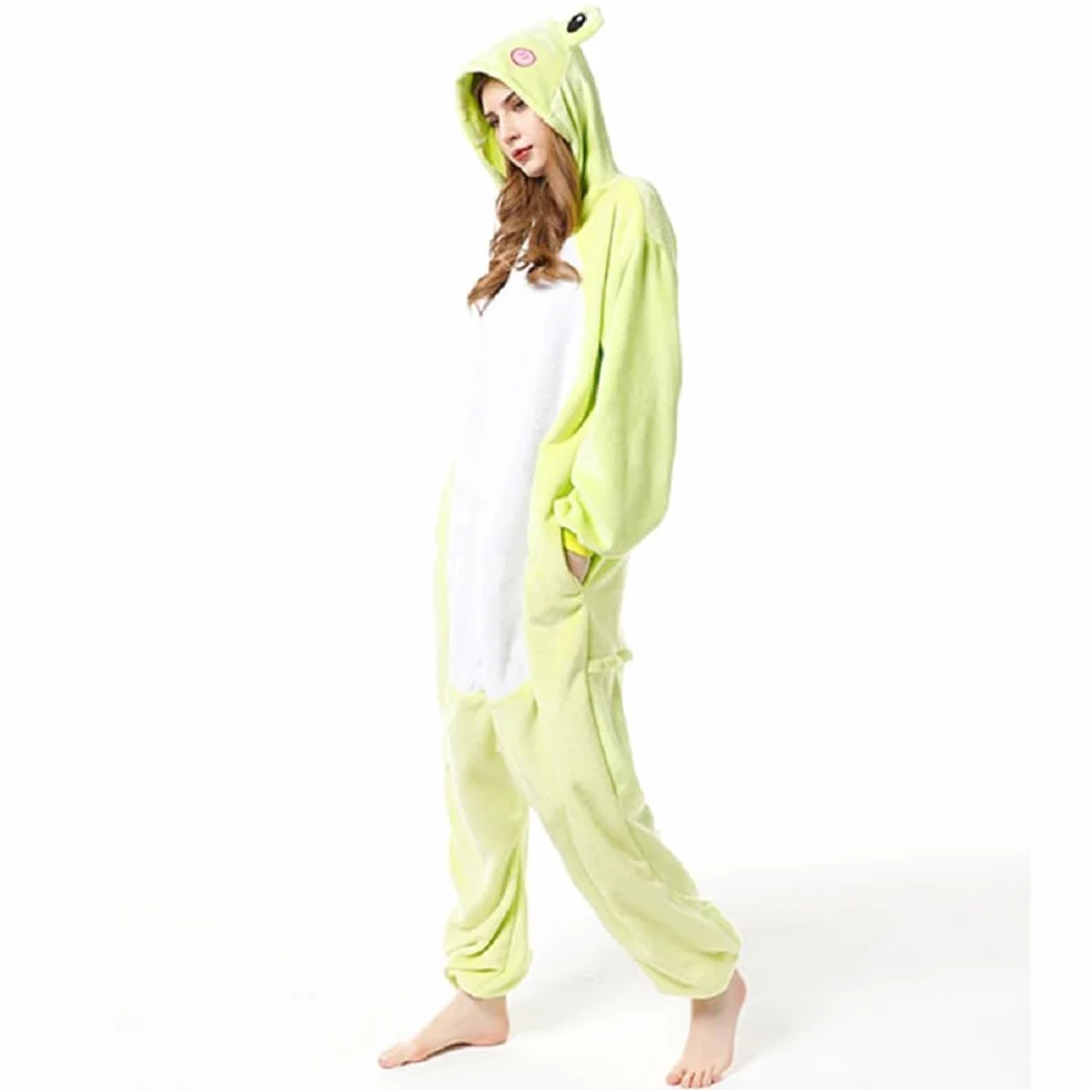 Zureto Frosch Onesie piżama dla dorosłych, uniseks, dla dorosłych, na Boże Narodzenie, Halloween, cosplay
