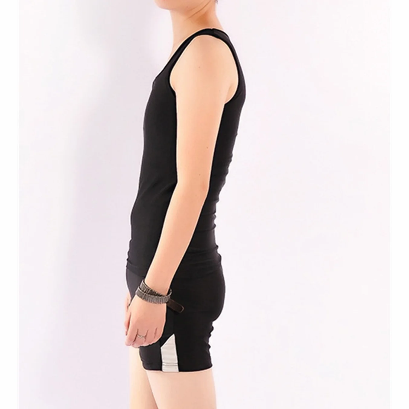 BaronHong Trans Lesbian Tomboy opaska na klatkę piersiową szybkoschnąca odzież kąpielowa Tank Top + kąpielówki