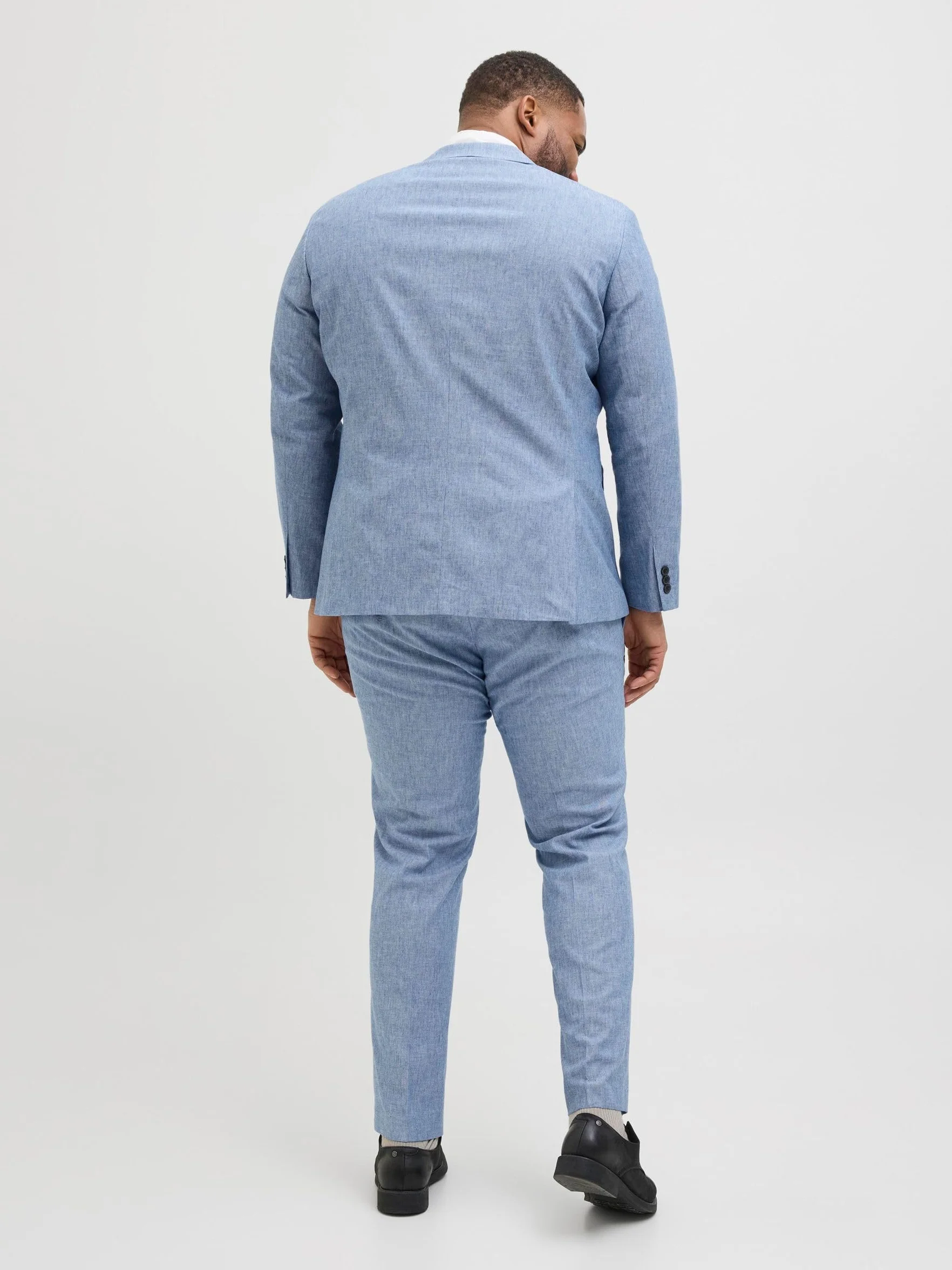 Jack & Jones Jprriviera Linen Blazer Slim Fit S Pls, Nautical Blue, 64