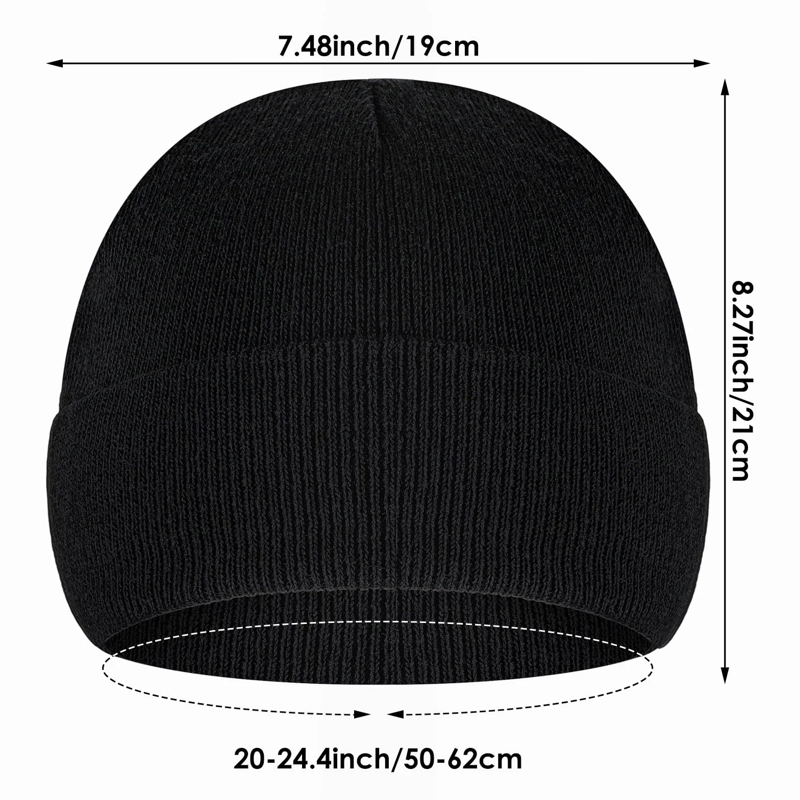 COMNICO dzianinowa czapka, 1 szt. Zimowe czapki unisex miękka lekka wiatroszczelna czapka z daszkiem rybaka ciepła ciasna czapka czapka na głowę z daszkiem do kompresji dla mężczyzn kobiet czarna