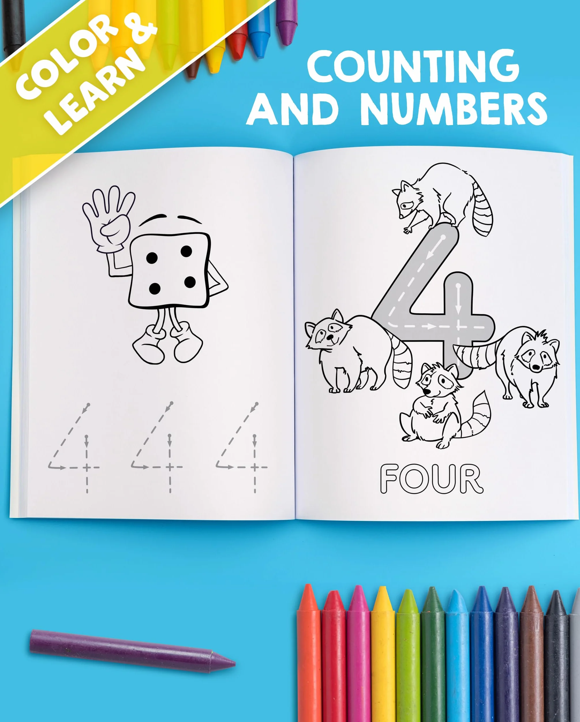 My Big Fun Coloring Book for Toddlers: Animals, Shapes, Colors, Numbers & Letters Activity Workbook Ages 2-4