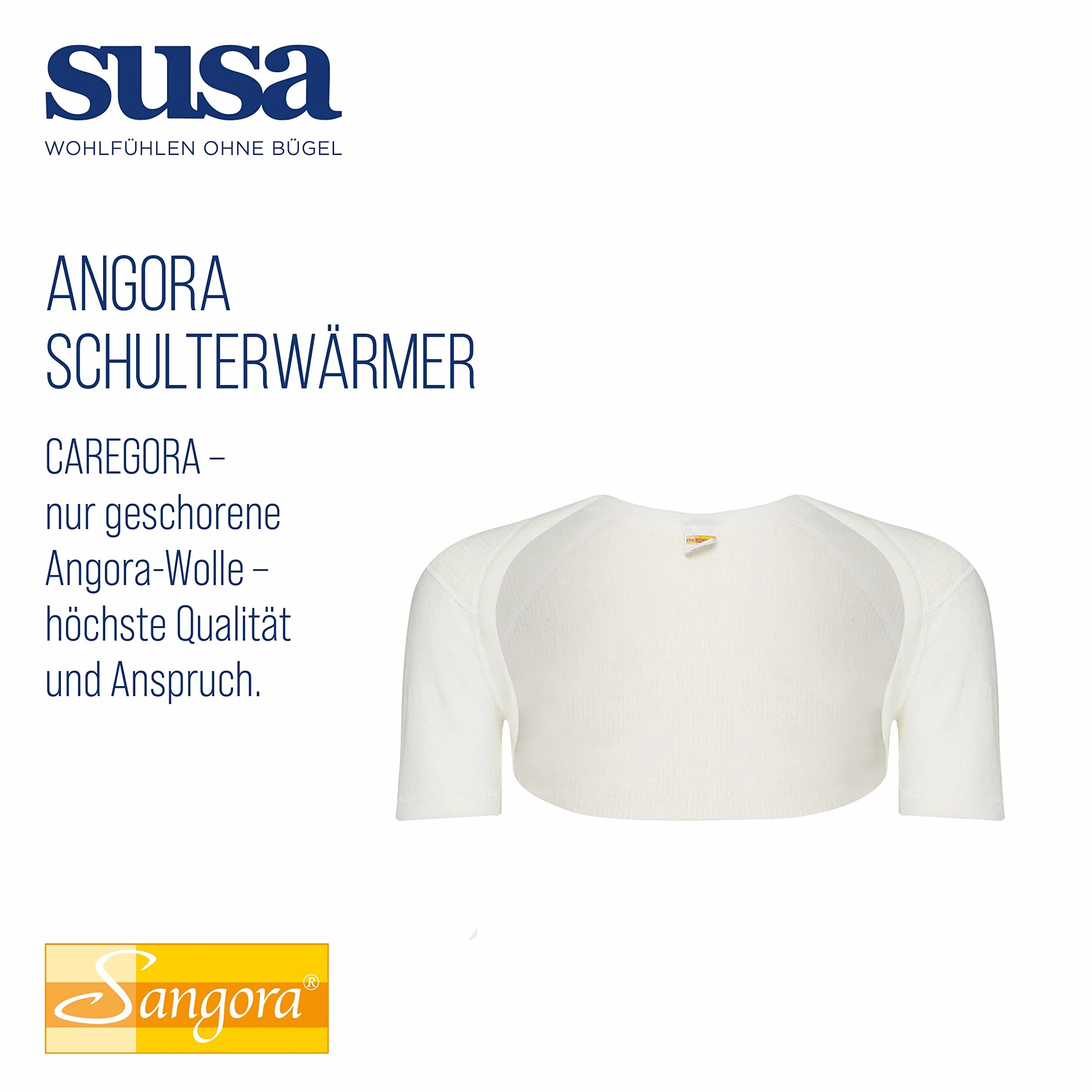 Susa Kamizelka Kobiety Unisex Angora Schulterwärmer S8100160