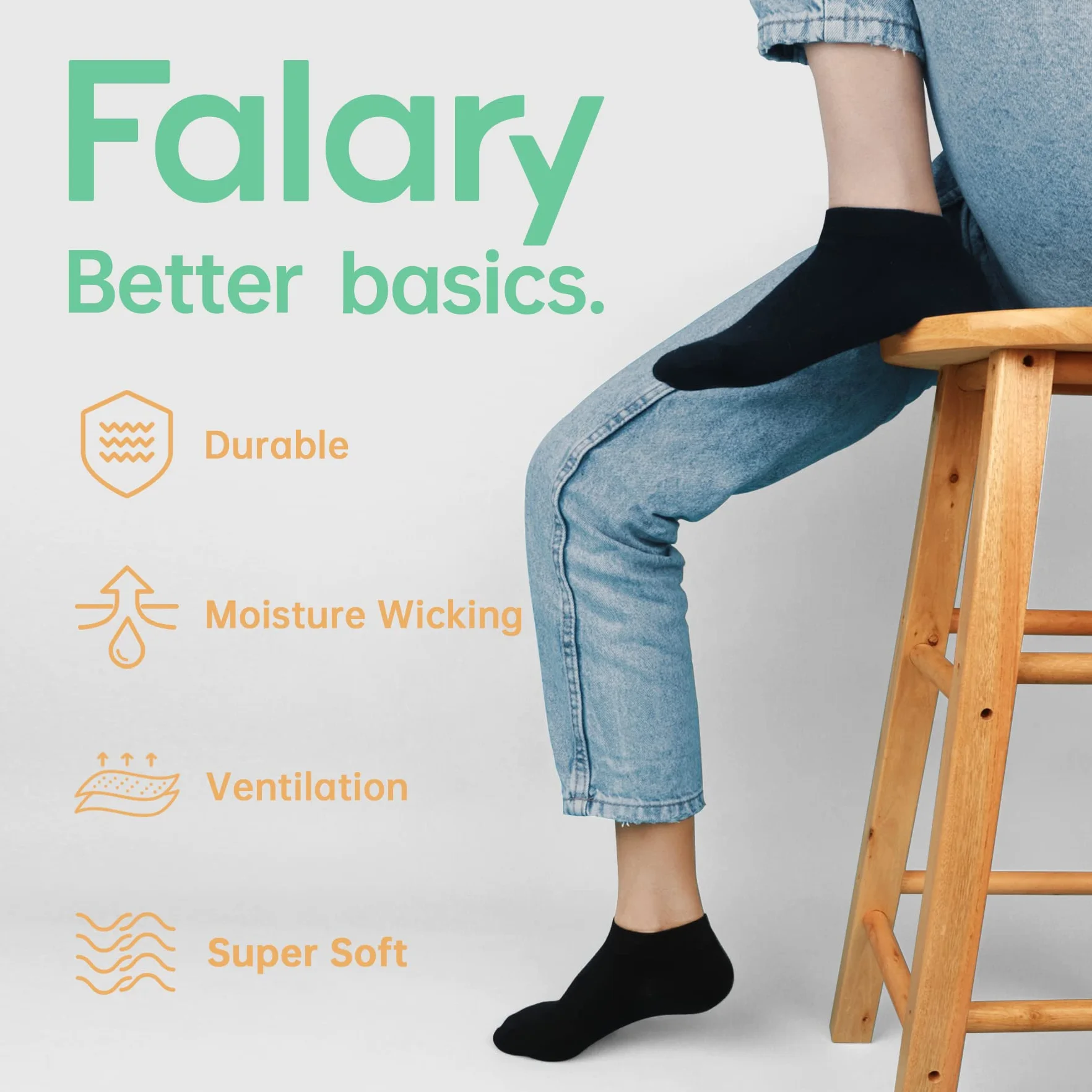 FALARY 12x Stopki Bawełniane Skarpety Męski Damskie Krótkie 35-50