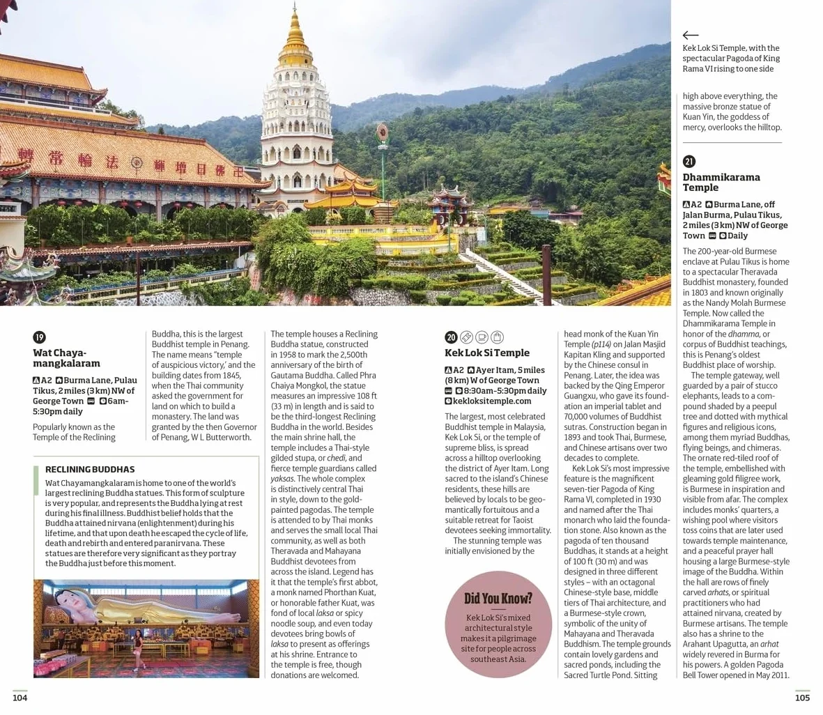 DK Malaysia and Singapore: Must-See Sights. Culture & History. Detailed Maps & Tours. Covers Kuala Lumpur, Penang, & more
