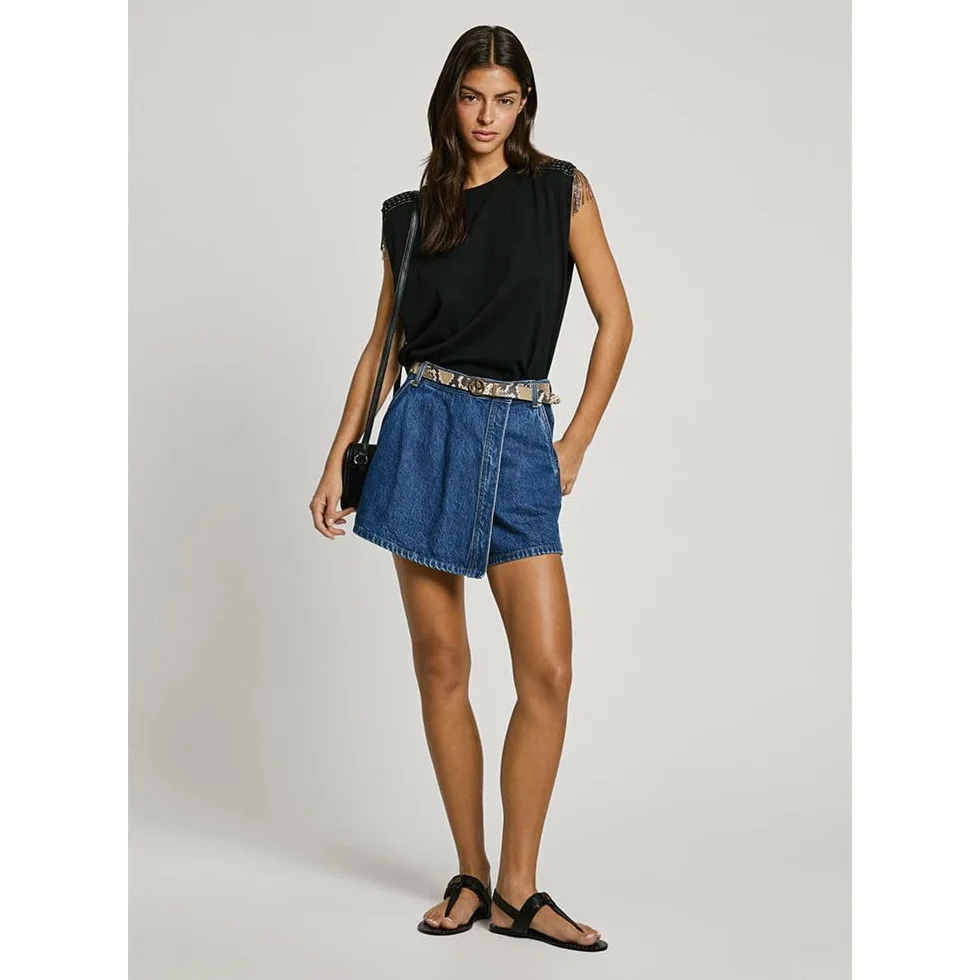 Pepe Jeans Regular Skort Hw - Shorty Kobiety