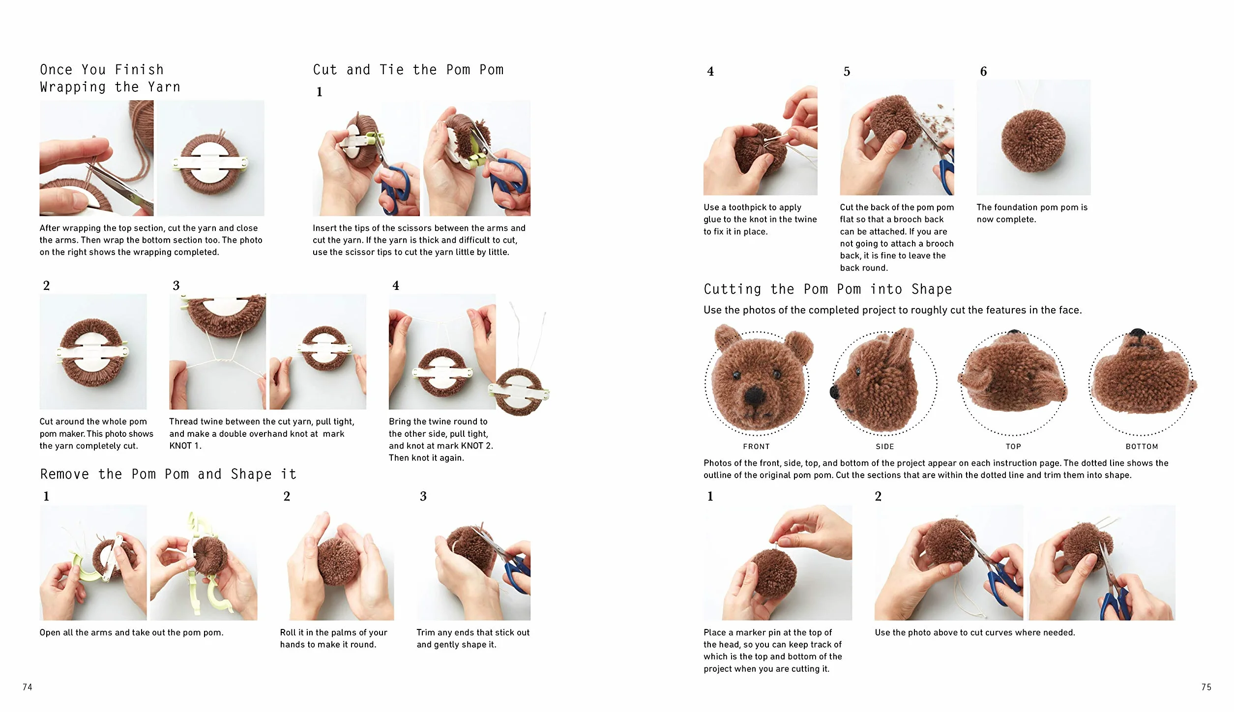 POM POM Animals: 45 Easy and Adorable Projects Made from Wool