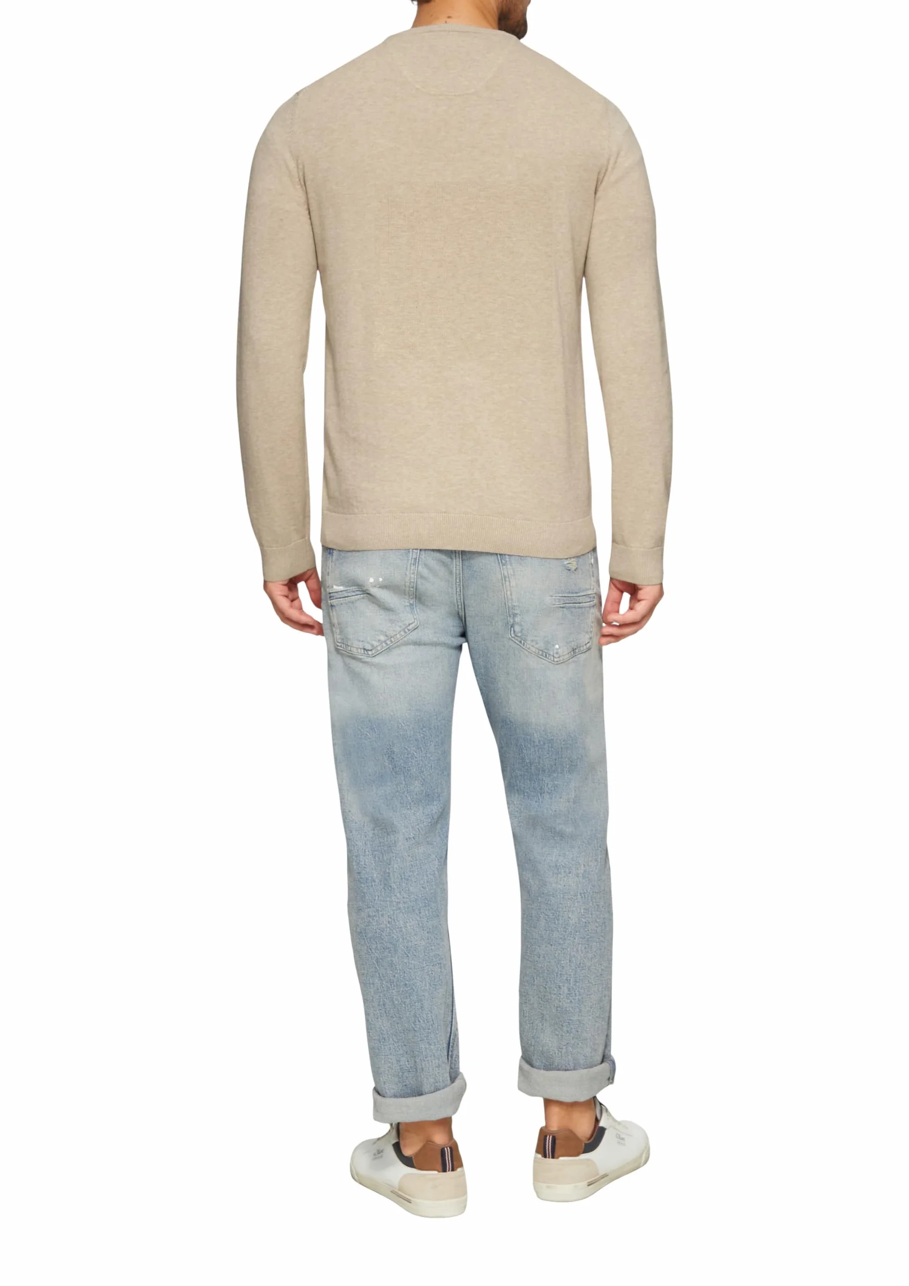 s.Oliver Sweter z dzianiny z wyszywanym logo, 82 W 0, 3XL