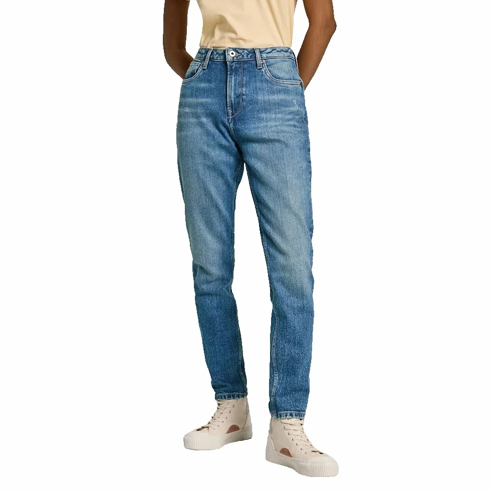 Pepe Jeans Zwężane Dżinsy Hw Pl204591 - Dżins Kobiety