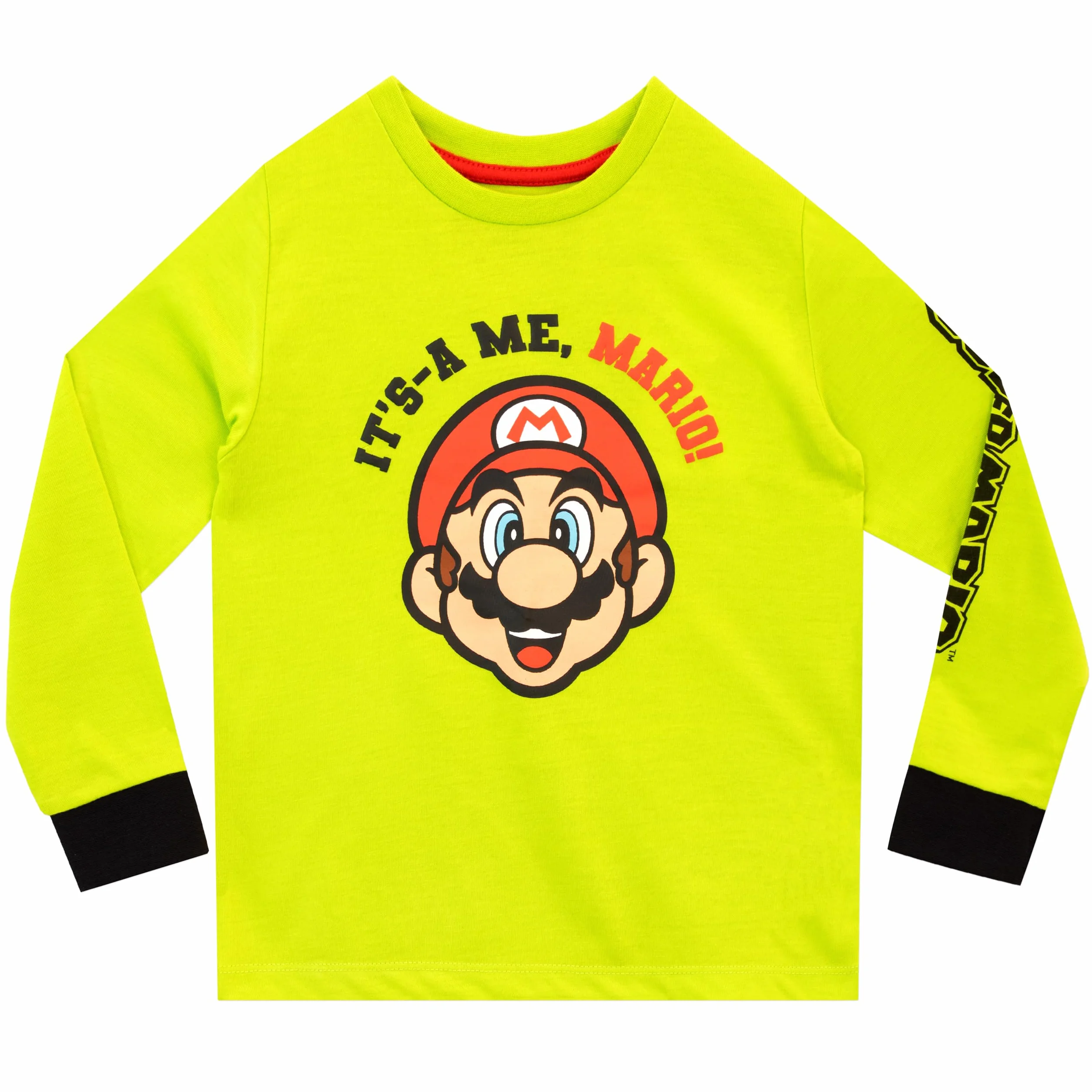 Piżama Super Mario | Piżama Chłopięca Mario I Luigi | Chłopięca Piżama Gamingowa Z Długim Rękawem | Oficjalne Towary Mario