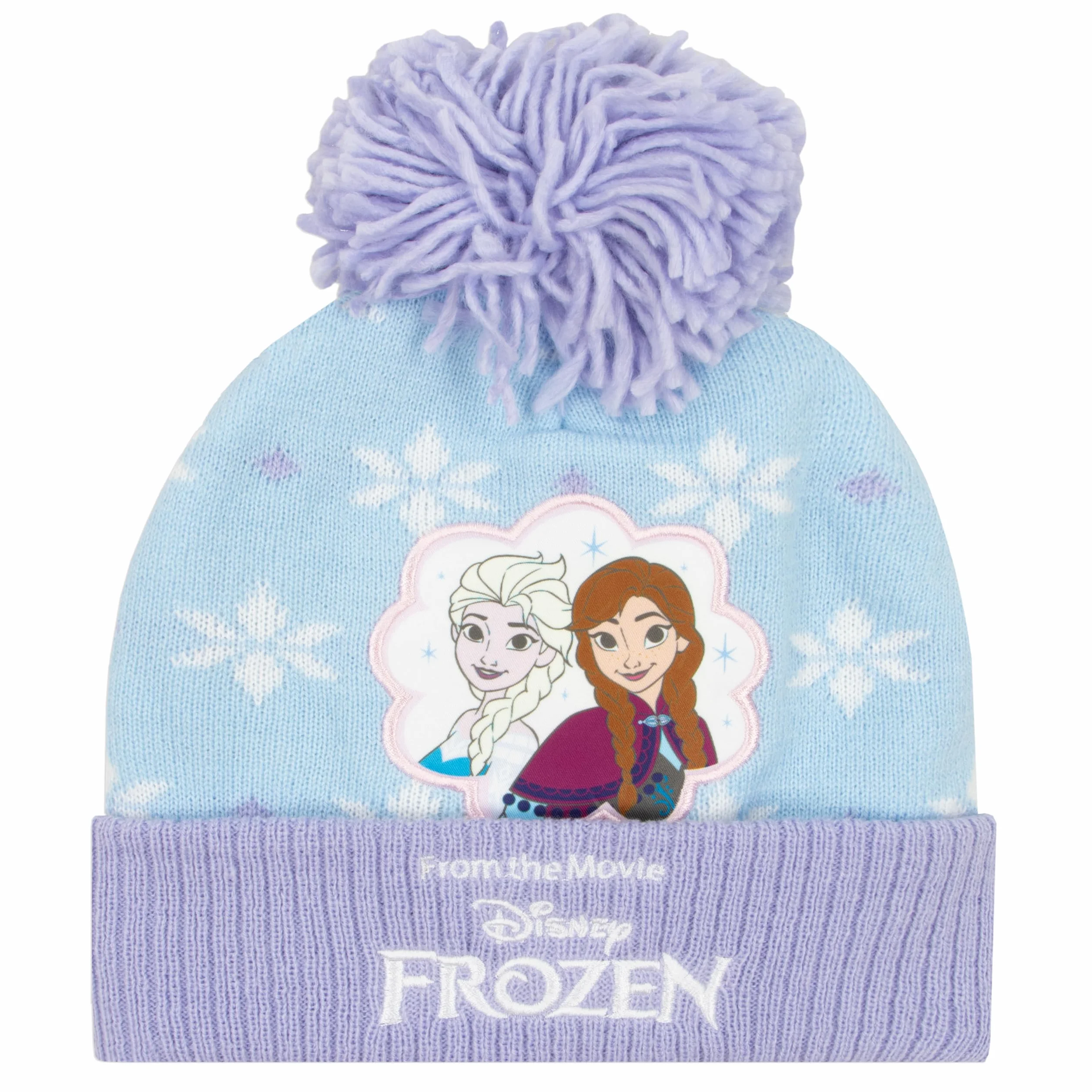Zestaw Czapki I Rękawiczek Disney Dla Dzieci | Zestaw Rękawiczek Elsa Frozen | Czapka I Rękawiczki Anna I Elsa Dla Dziewczynek | Jednorozmiarowe Niebieskie