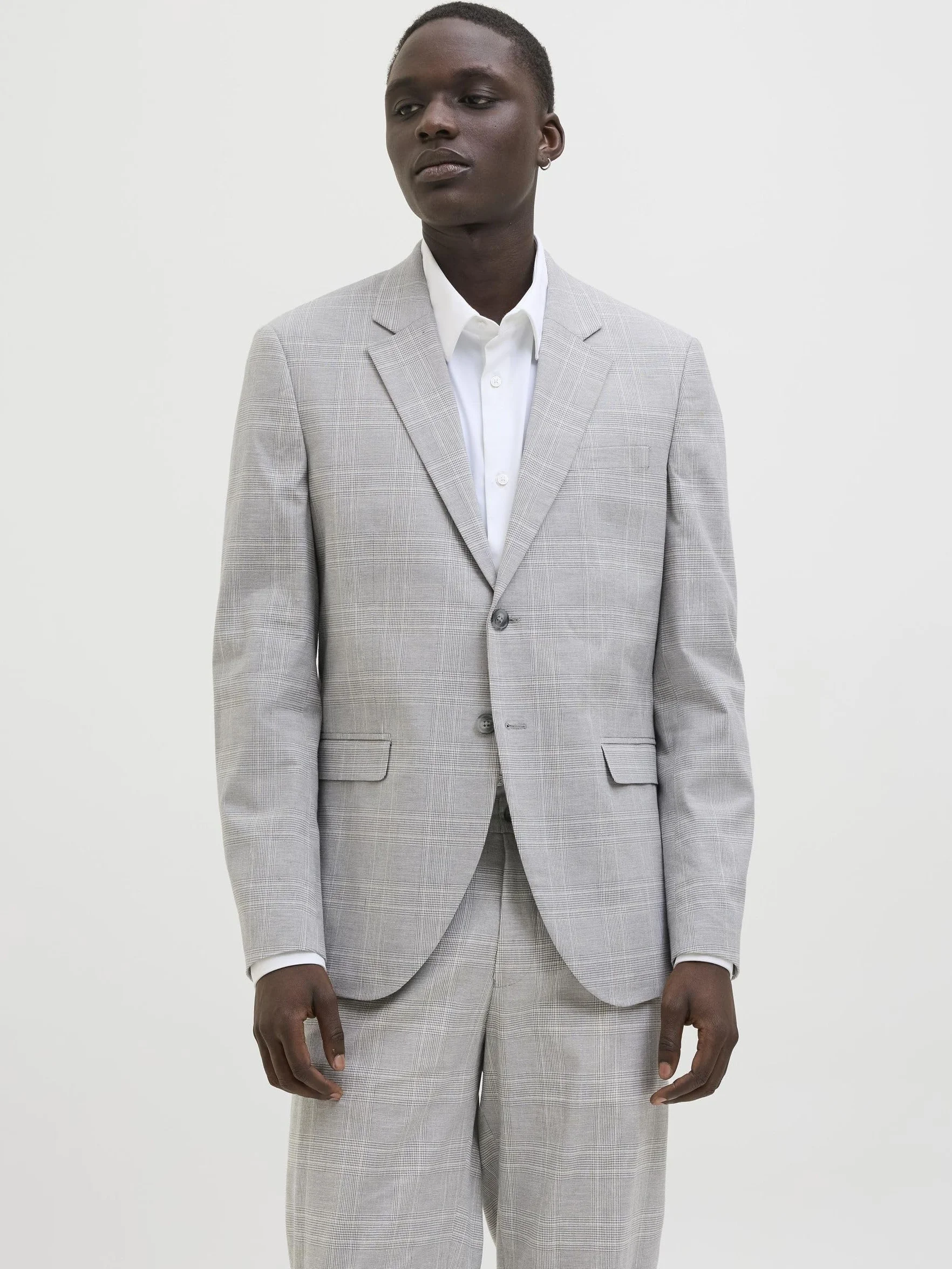 JACK & JONES Jprriviera męska marynarka lniana Slim Fit Sn, Chiseled Stone, 50