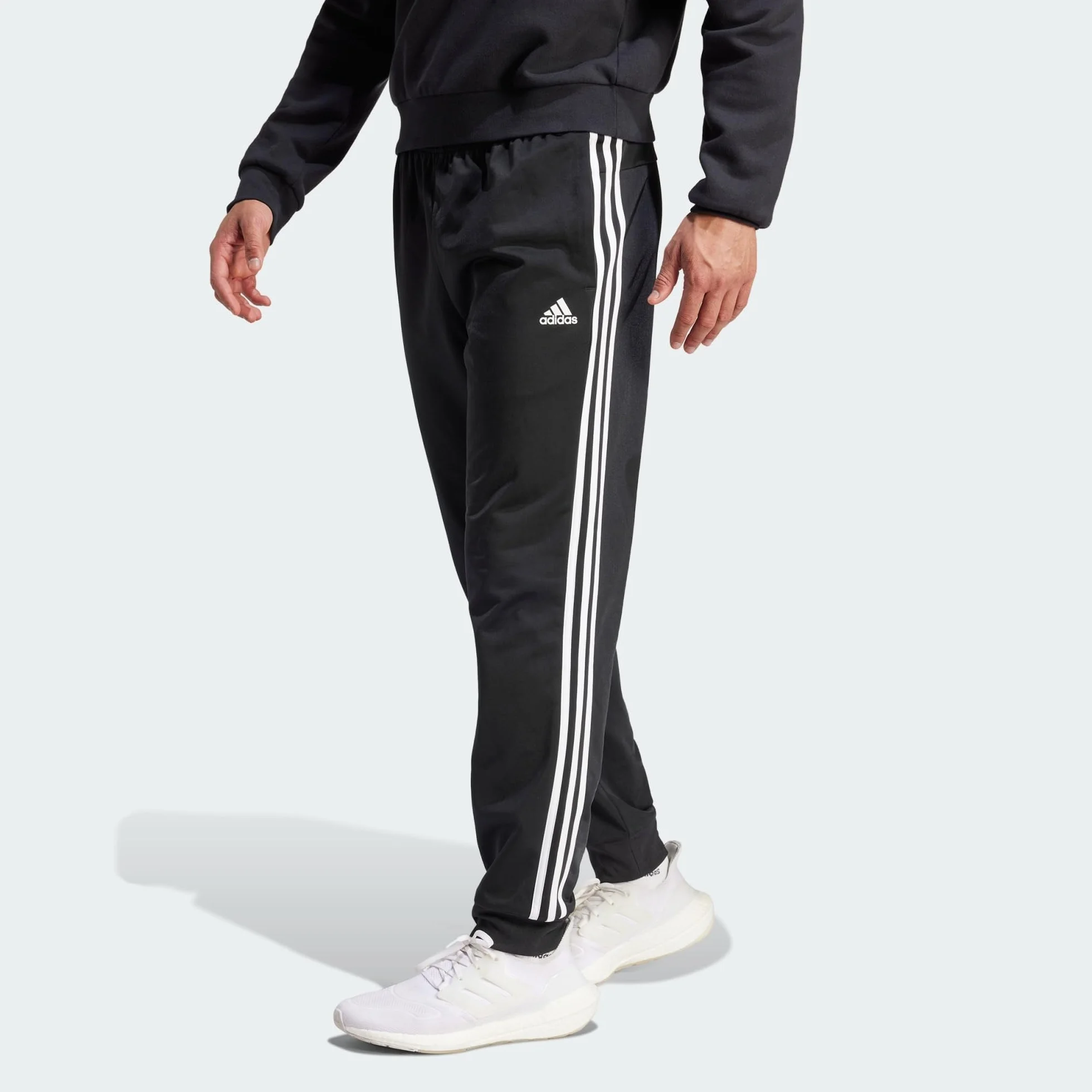 adidas Essentials Warm-up Tapered 3-stripes Track Pants - Spodnie Mężczyźni