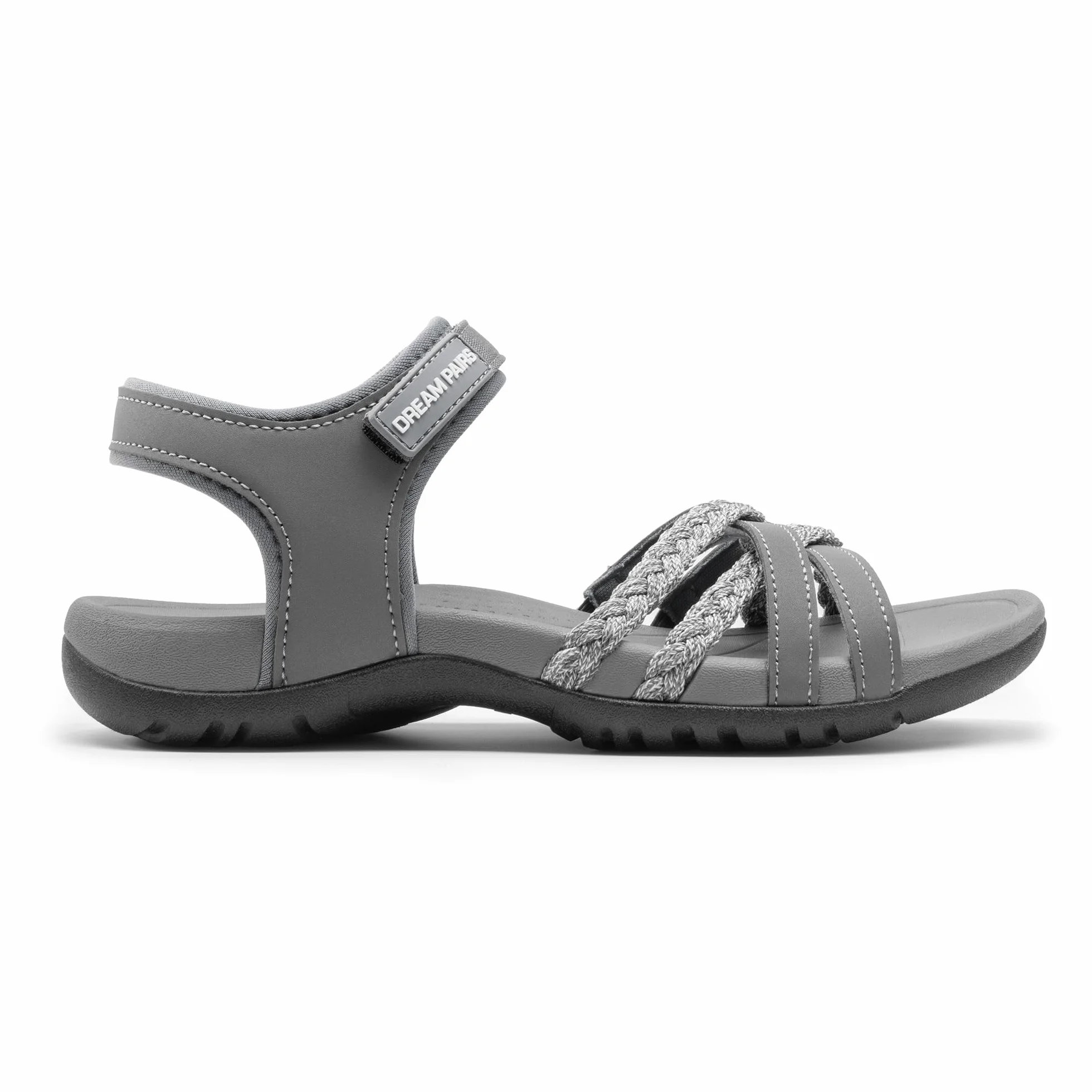 DREAM PAIRS Damskie sandały lekkie sandały turystyczne dla kobiet wygodne sportowe szybkoschnące wędrówki sandały wodne