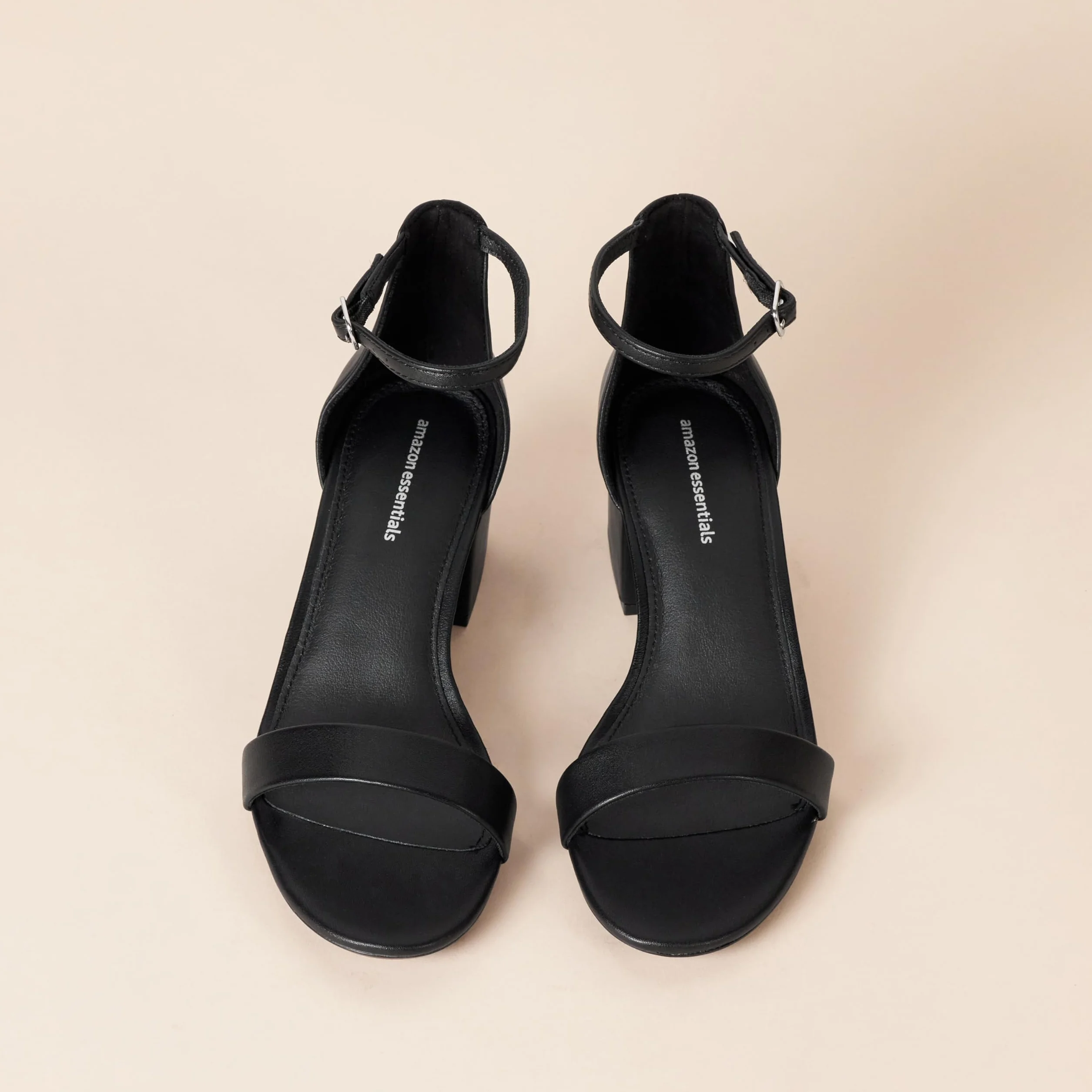 Amazon Essentials Kobiety Two Strap Heeled SandalSandały na obcasach