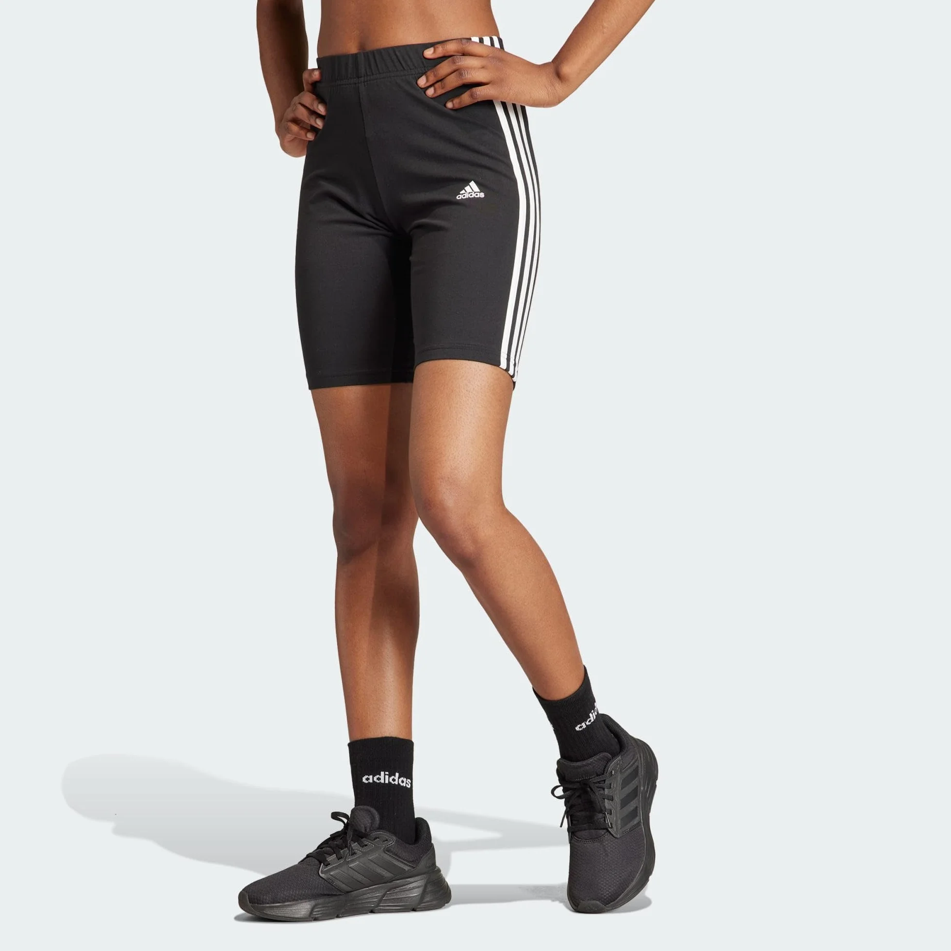 adidas Essentials 3-Stripes Bike Shorts - Rajstopy Kobiety