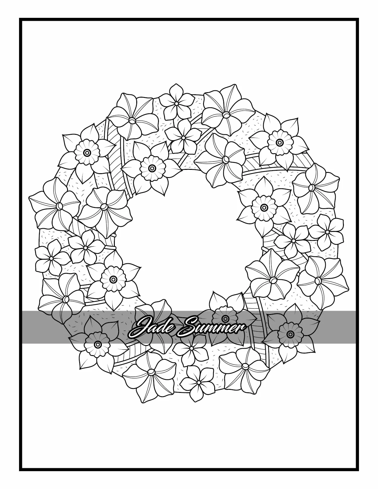 100 Flowers: Adult Coloring Book with Bouquets, Wreaths, Swirls, Patterns, Decorations