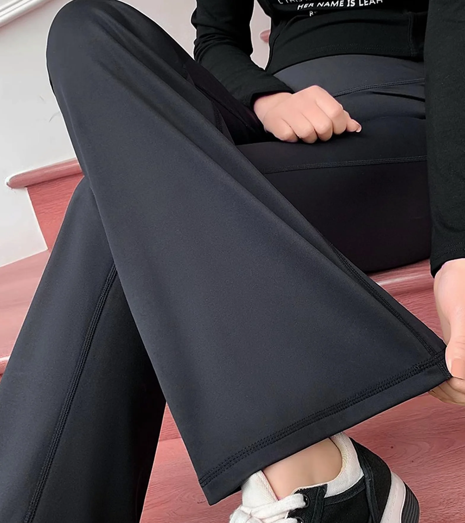 Damskie legginsy ciążowe, spodnie do jogi, rozciągliwe spodnie bootcut nad brzuchem, spodnie ciążowe do pracy, wypoczynku, spodnie sportowe