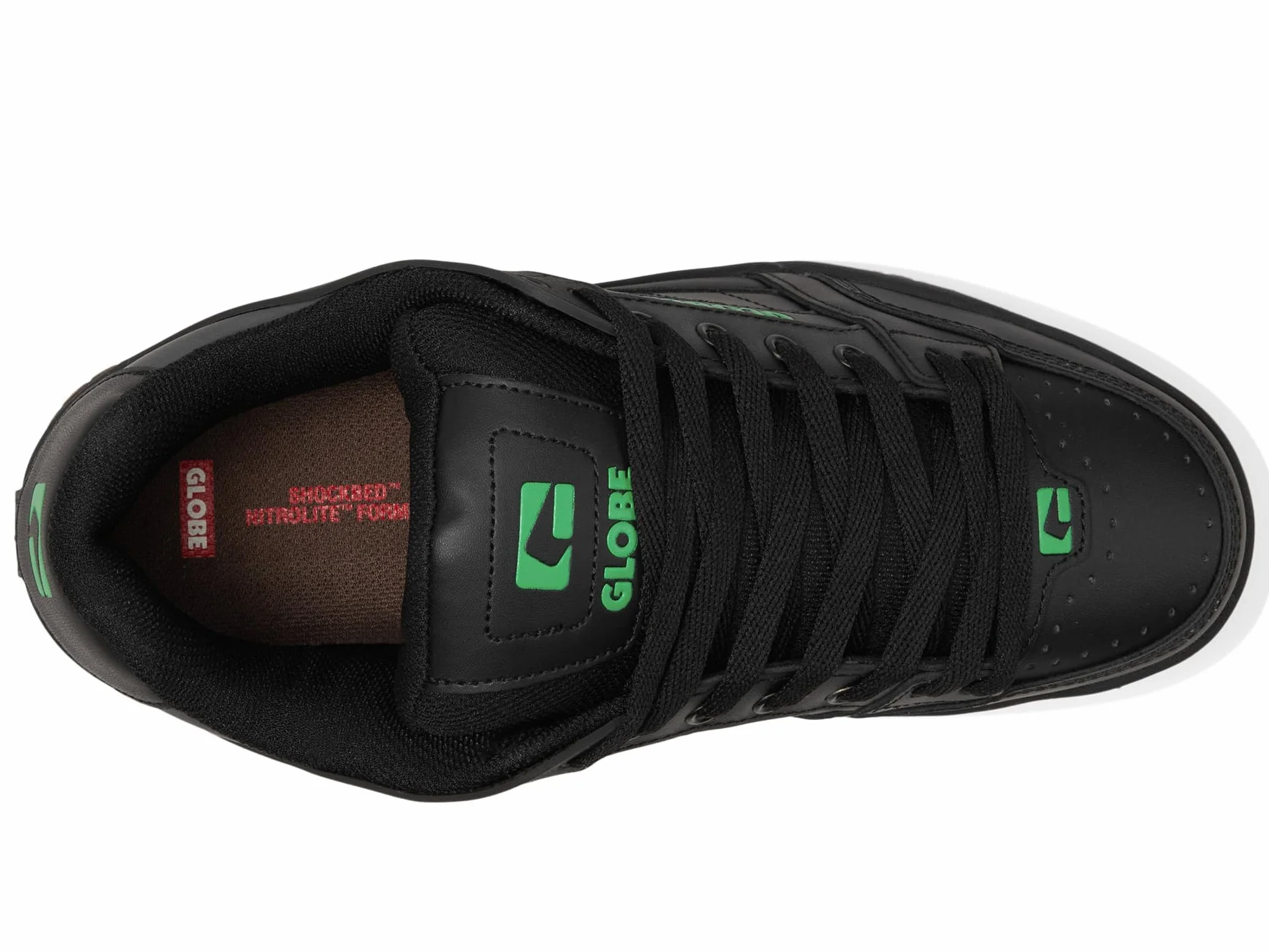 Męskie buty skate - profesjonalne buty do deskorolki Tilt - czarny/zielony/mozaikowy
