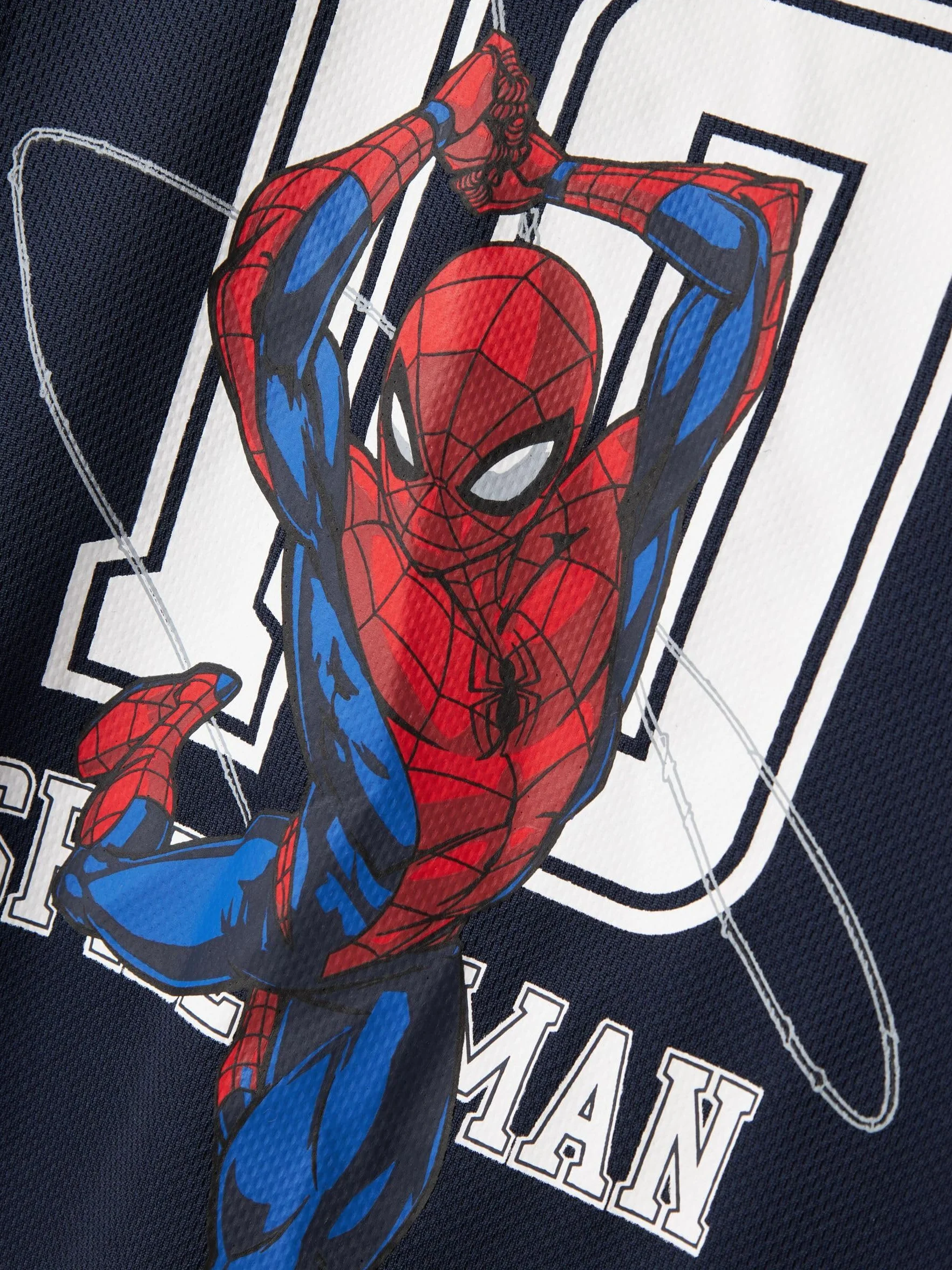 NAME IT Chłopięcy Nmmmatz Spider Nreg Ss Poly Top Mar, granatowy blezer, 98