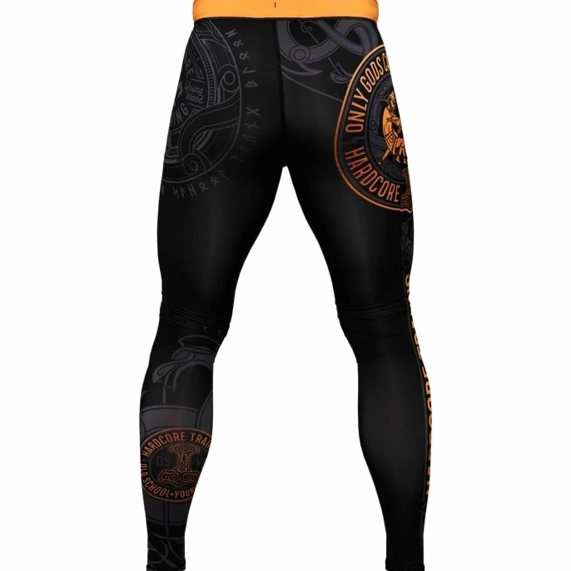 Hardcore Training Men's Compression Pants Spodnie Kompresyjne Leginsy Mężczyźni Bokx Running Muay Thai MMA No Gi BJJ Grappling