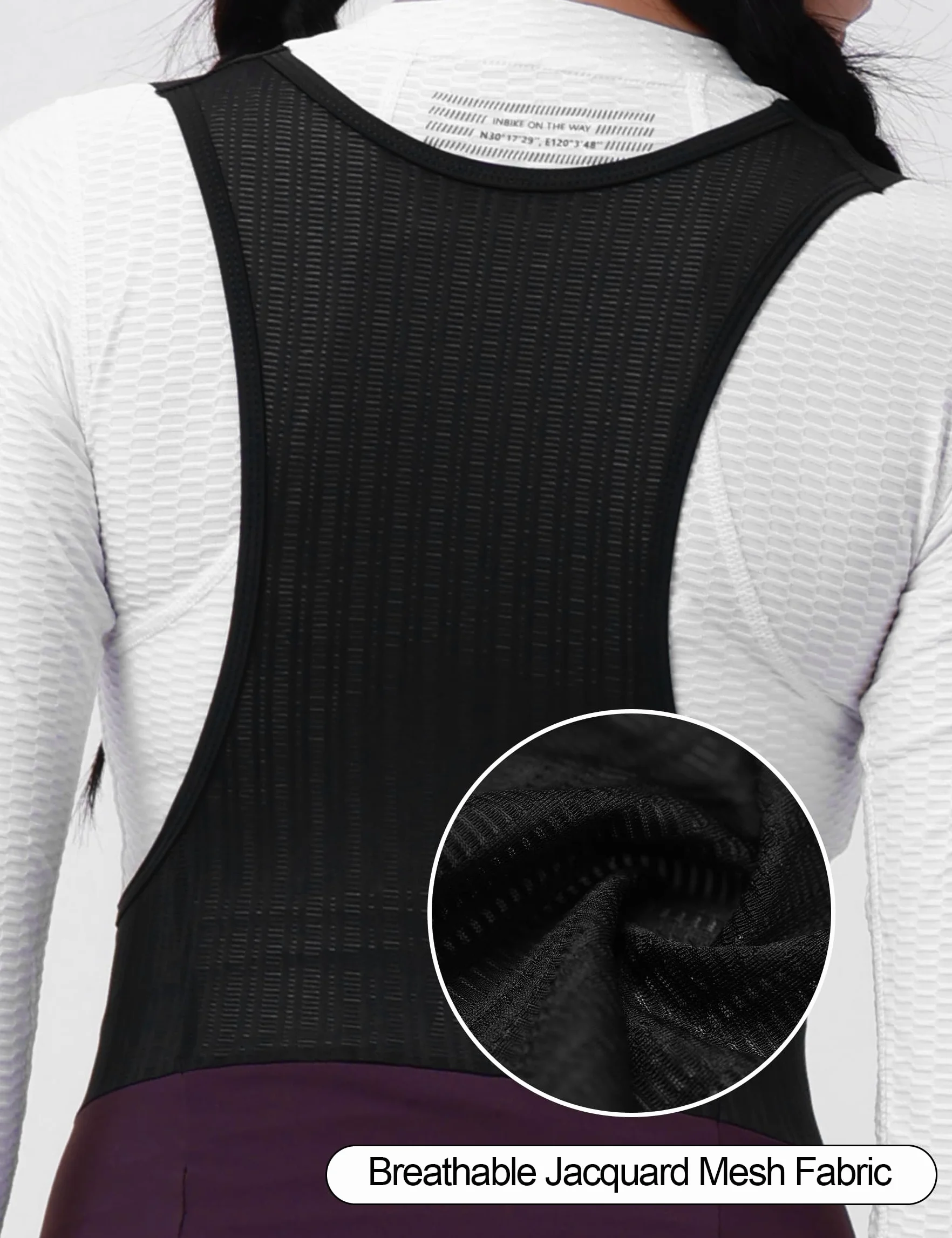 INBIKE Spodnie rowerowe Bib Bib, spodnie rowerowe, damskie, długie, zimowe, termiczne, wyściełane, z kieszeniami, polarowe, odblaskowe logo, oddychające, elastyczne, wygodne