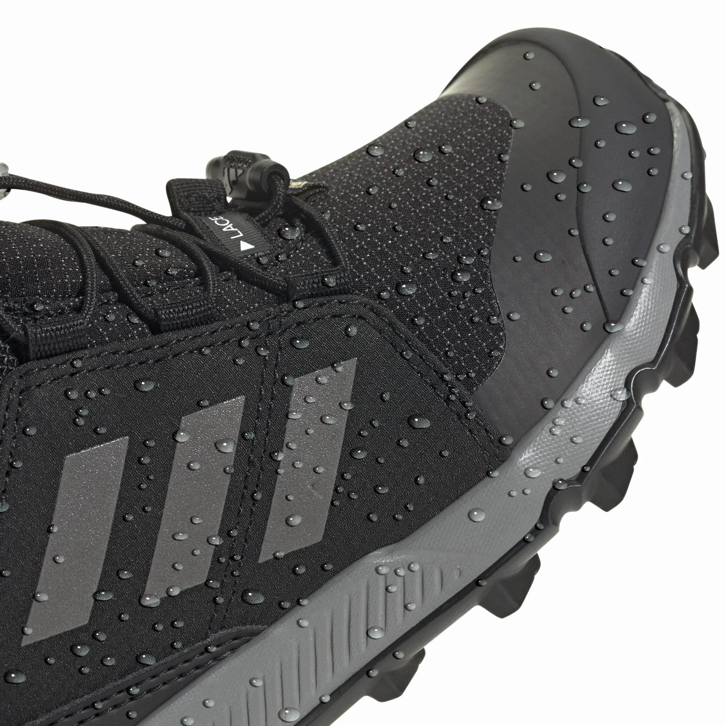 adidas Uniseks - dzieci Terrex Mid Gore-Tex Hiking Kids Shoes, Core Black/Grey Three/Core Black, 35.5 EU