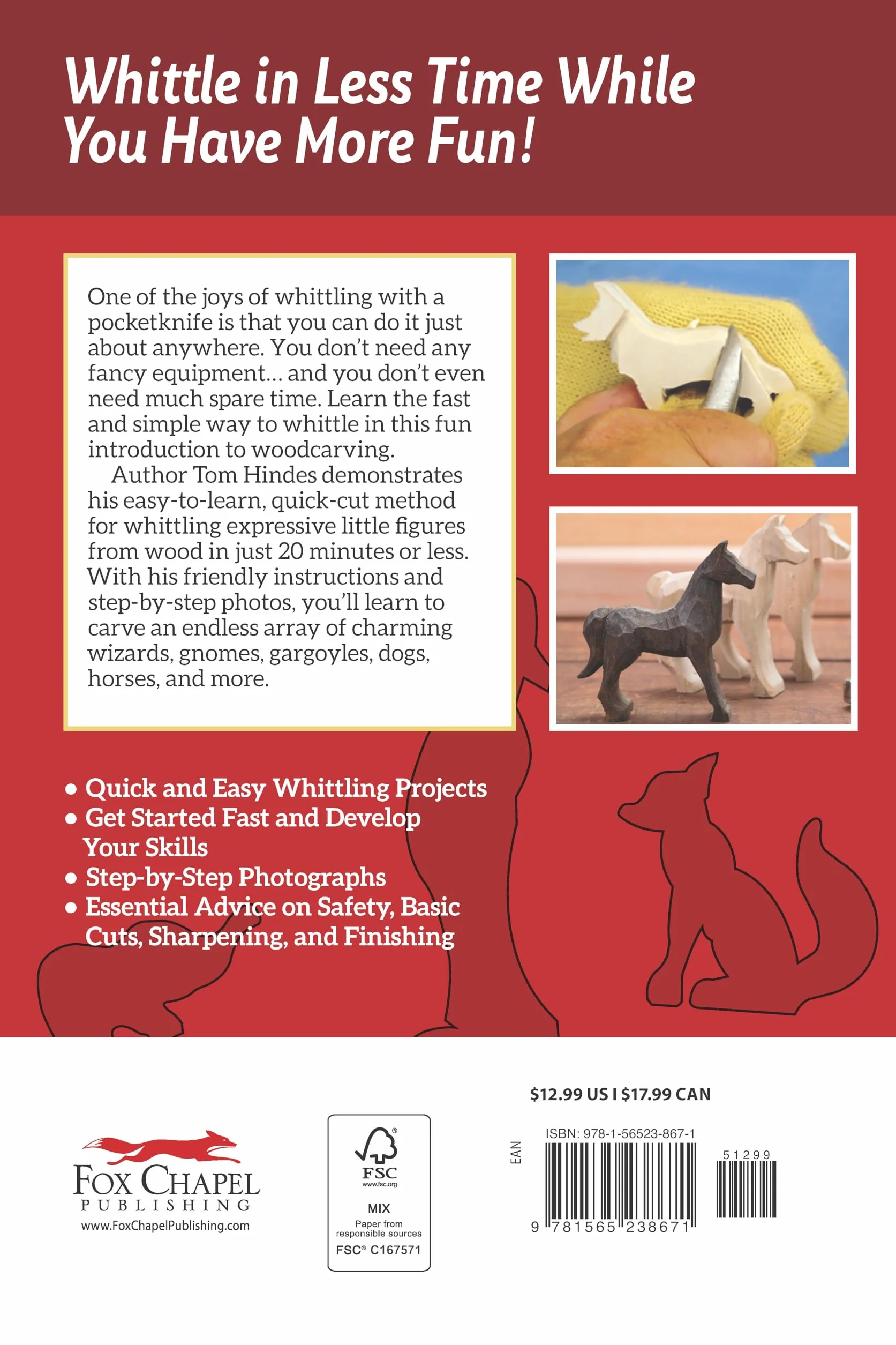 20-Minute Whittling Projects: Fun Things to Carve from Wood
