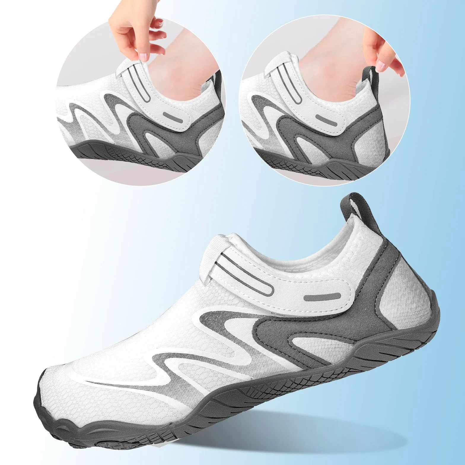 Damskie buty do wody, plażowe, do pływania, fitnessu, lekkie buty sportowe, buty halowe