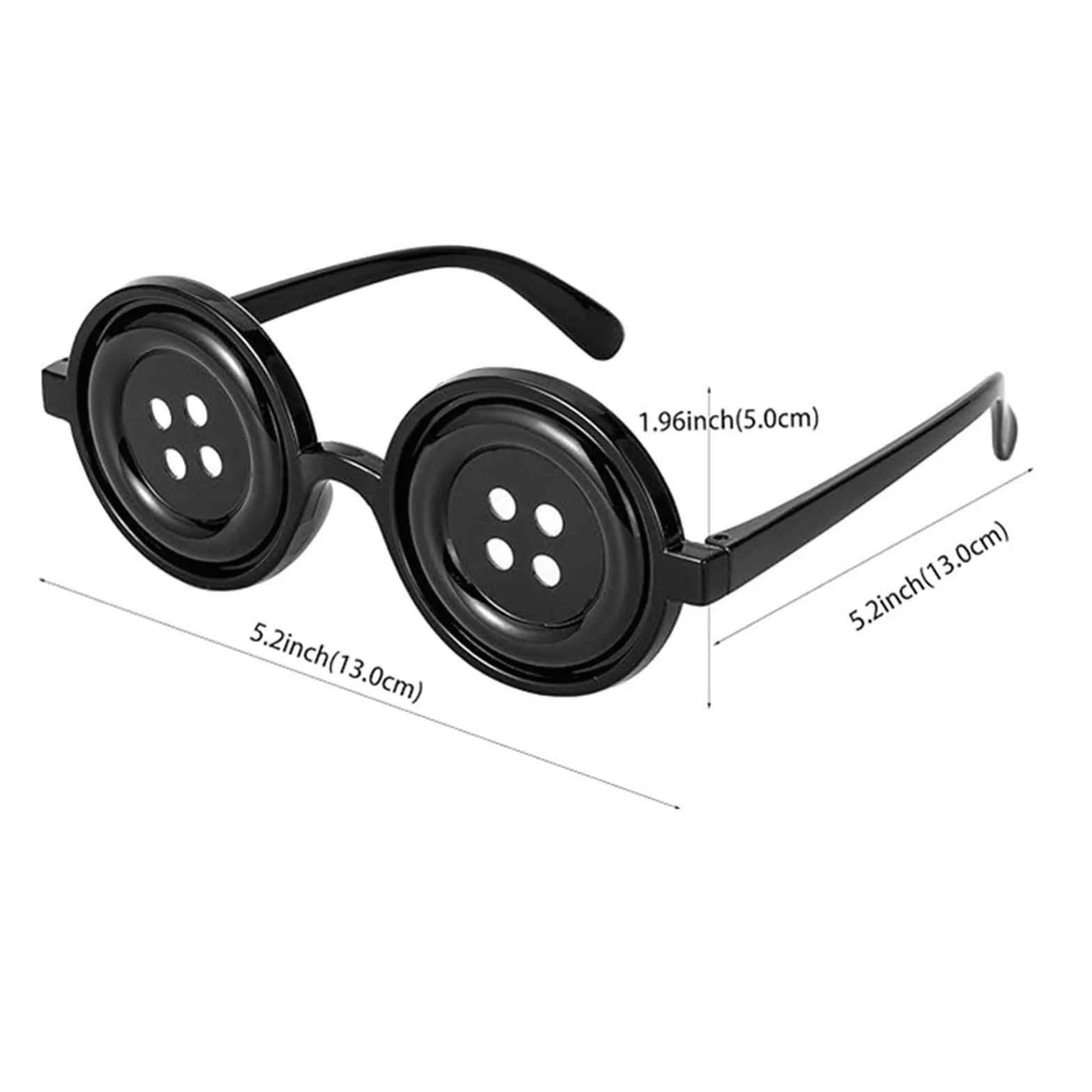 XHBTS guzik oczy okulary koralina Halloween kostium rzeczy akcesoria cosplay
