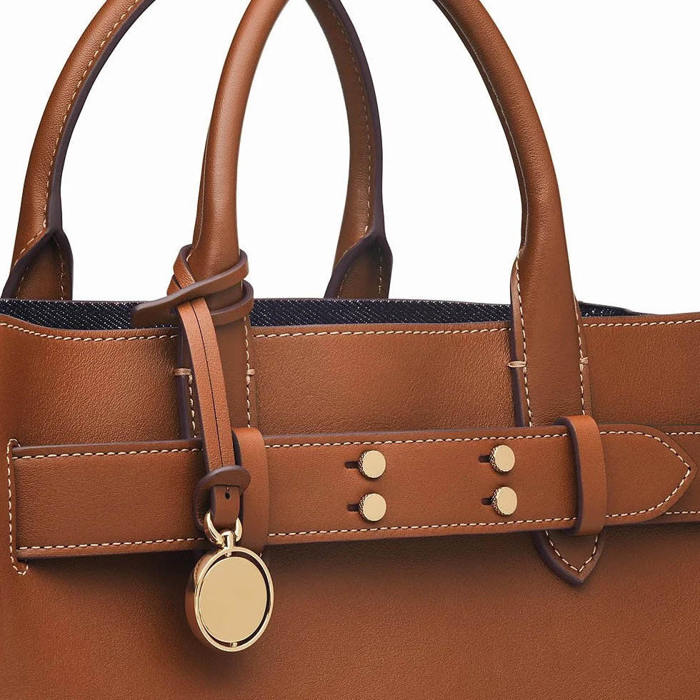 Fossil Damska torba Gilmore brązowa skórzana Satchel ZB1931200