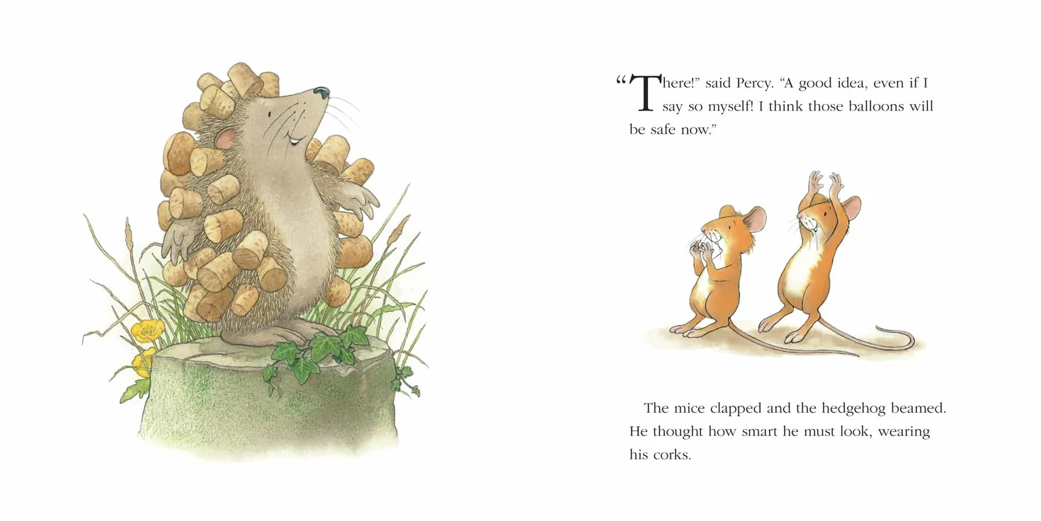 Hedgehog’s Balloon: A funny illustrated children’s picture book about Percy the Park Keeper from the bestselling creator of One Snowy Night