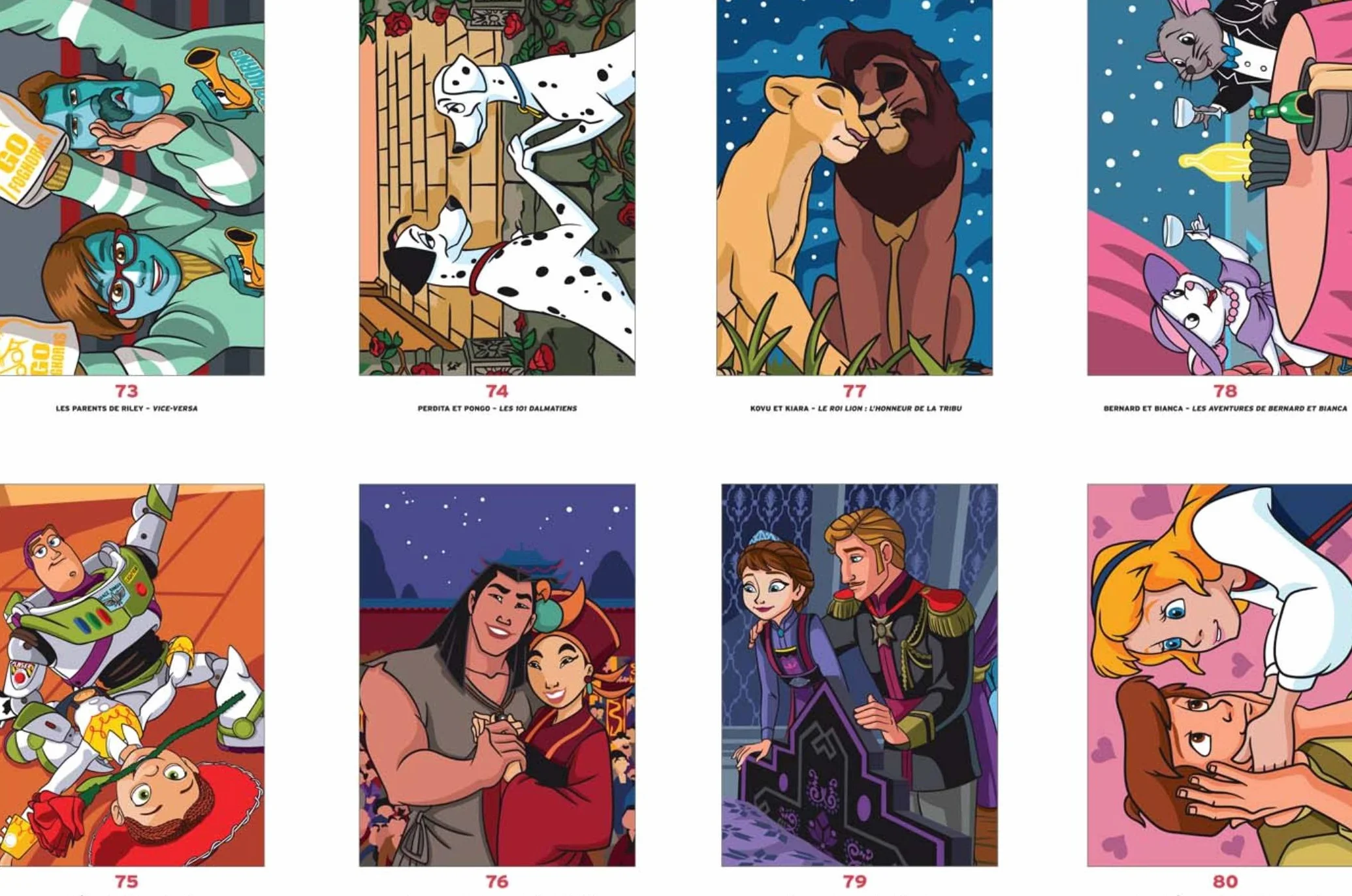 Coloriages mystères Disney - Love Stories: Coloriez les chiffres et découvrez l'image !