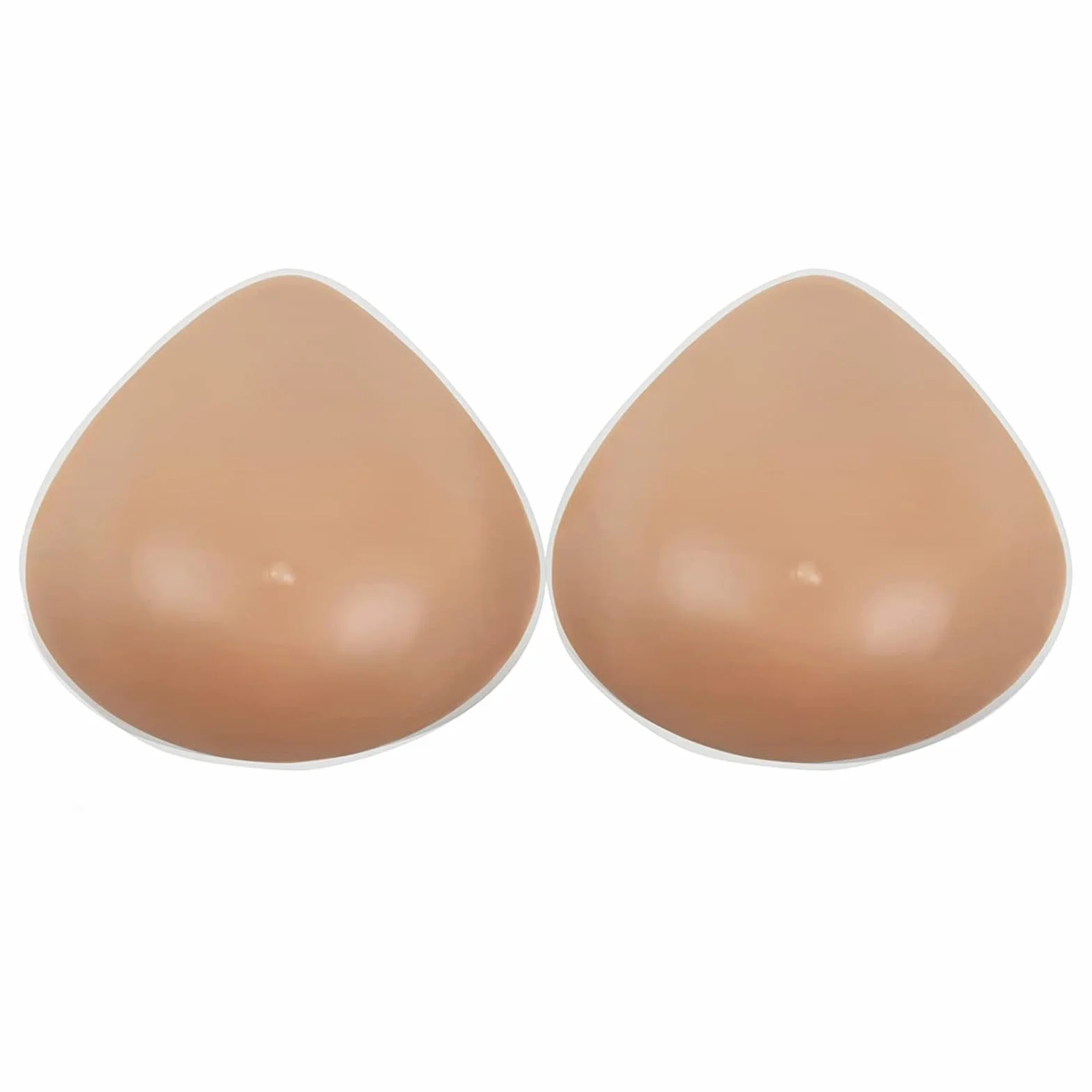 Silikonowe Wkładki Biustowe W Kształcie Trójkąta Dla Kobiet Samoprzylepne Przeznaczone Dla Osób Transpłciowych I Do Cosplayu(800g/pair, Brown)