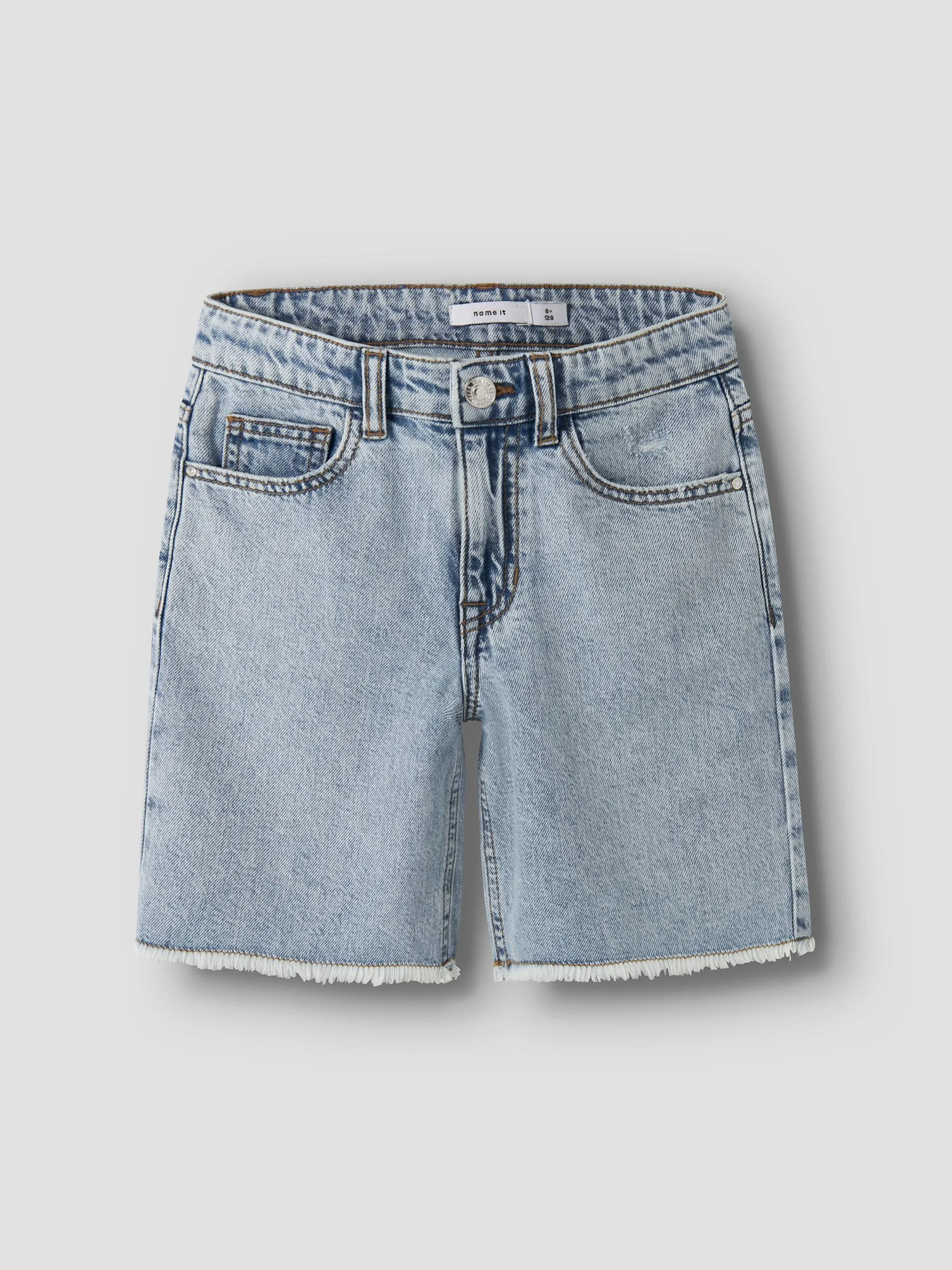 NAME IT Nkfbella Hw Wide Dnm Shorts 1488-be Noos - Nkfbella Hw Wide Dnm szorty 1488-Be Noos Dziewczynki