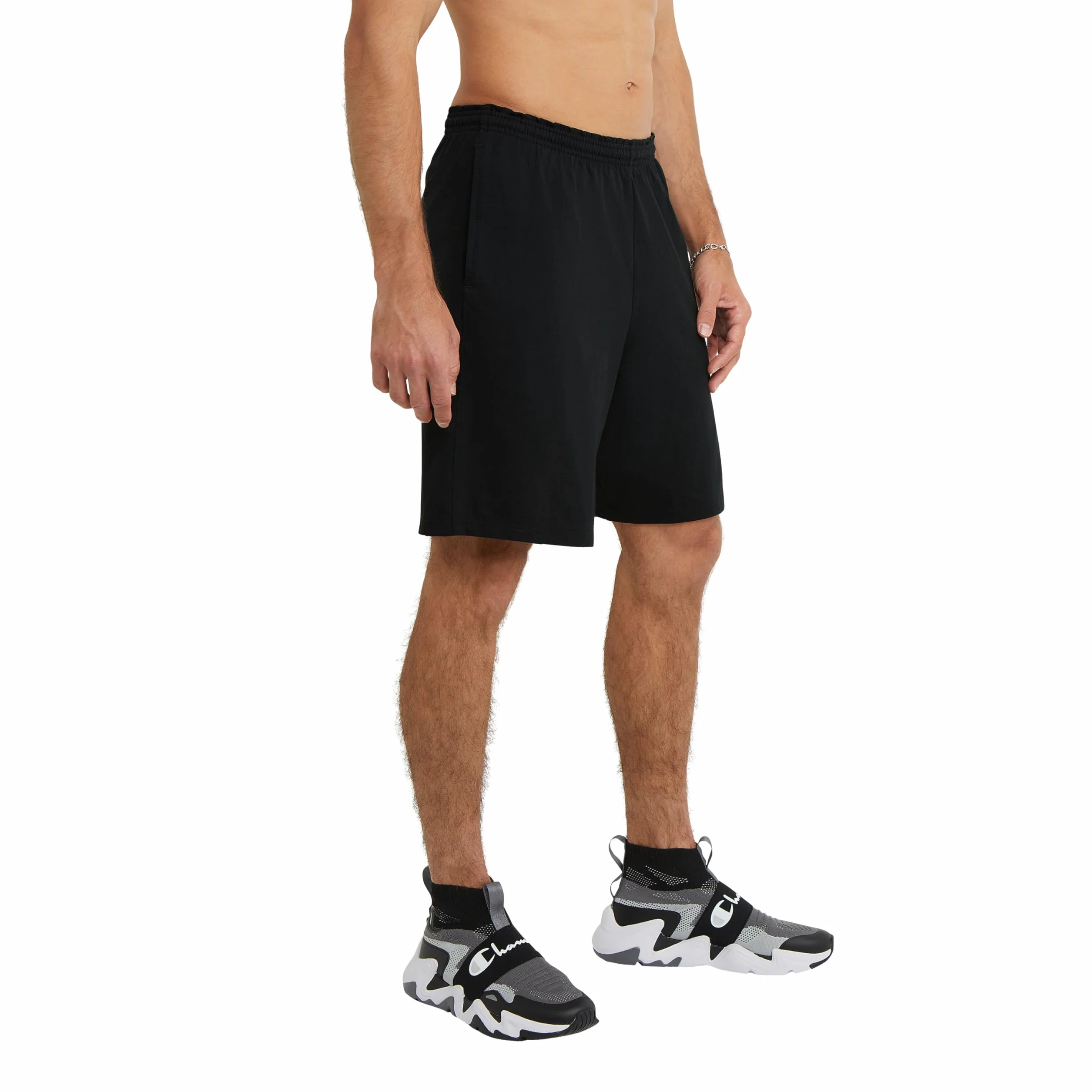 Champion Krótkie Spodenki Z Dżerseju Z Kieszeniami - Shorty Mężczyźni