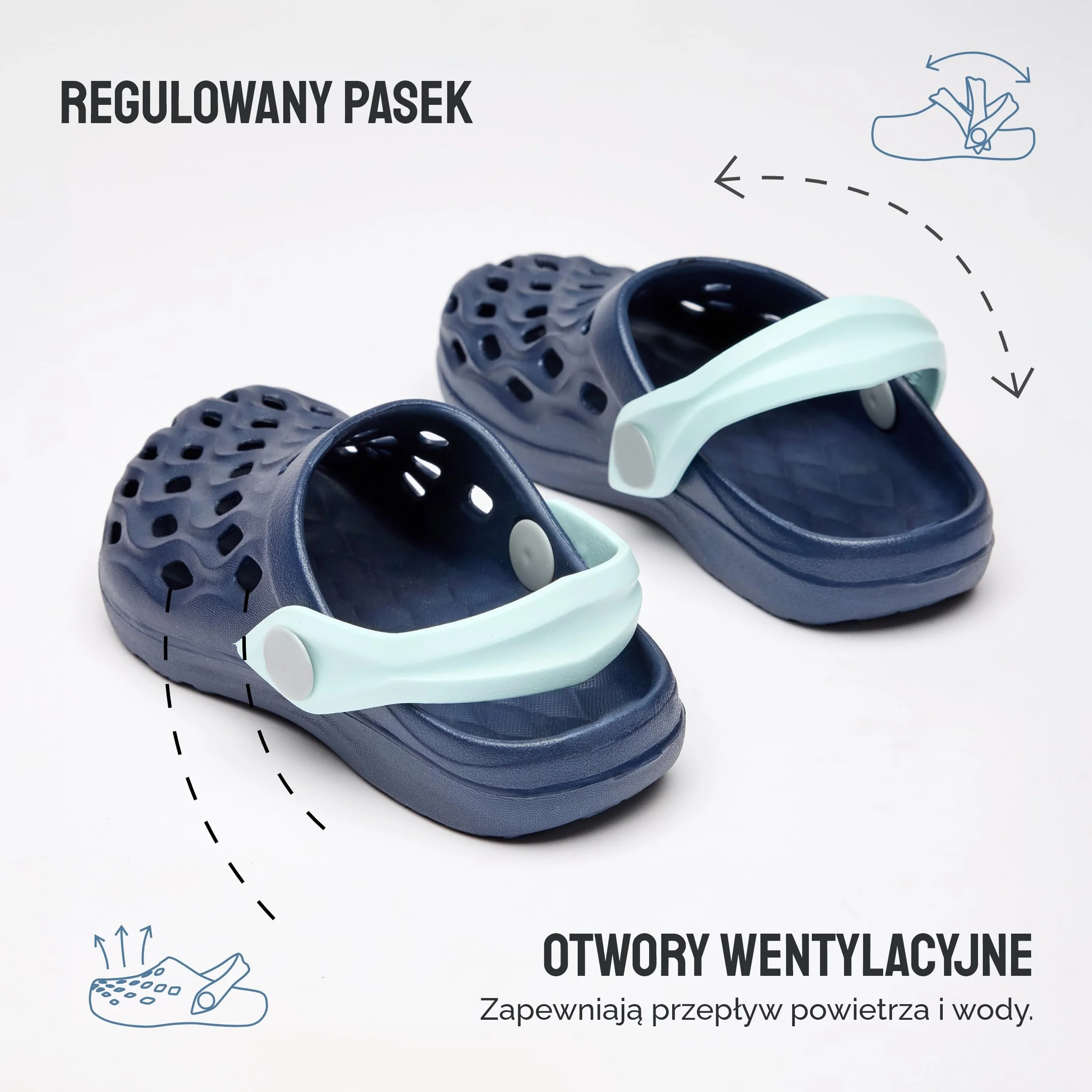 Ladeheid Dzieci Lekkie Chodaki Ogrodowe z Tworzywa EVA Buty Ogrodowe LA-CA-14