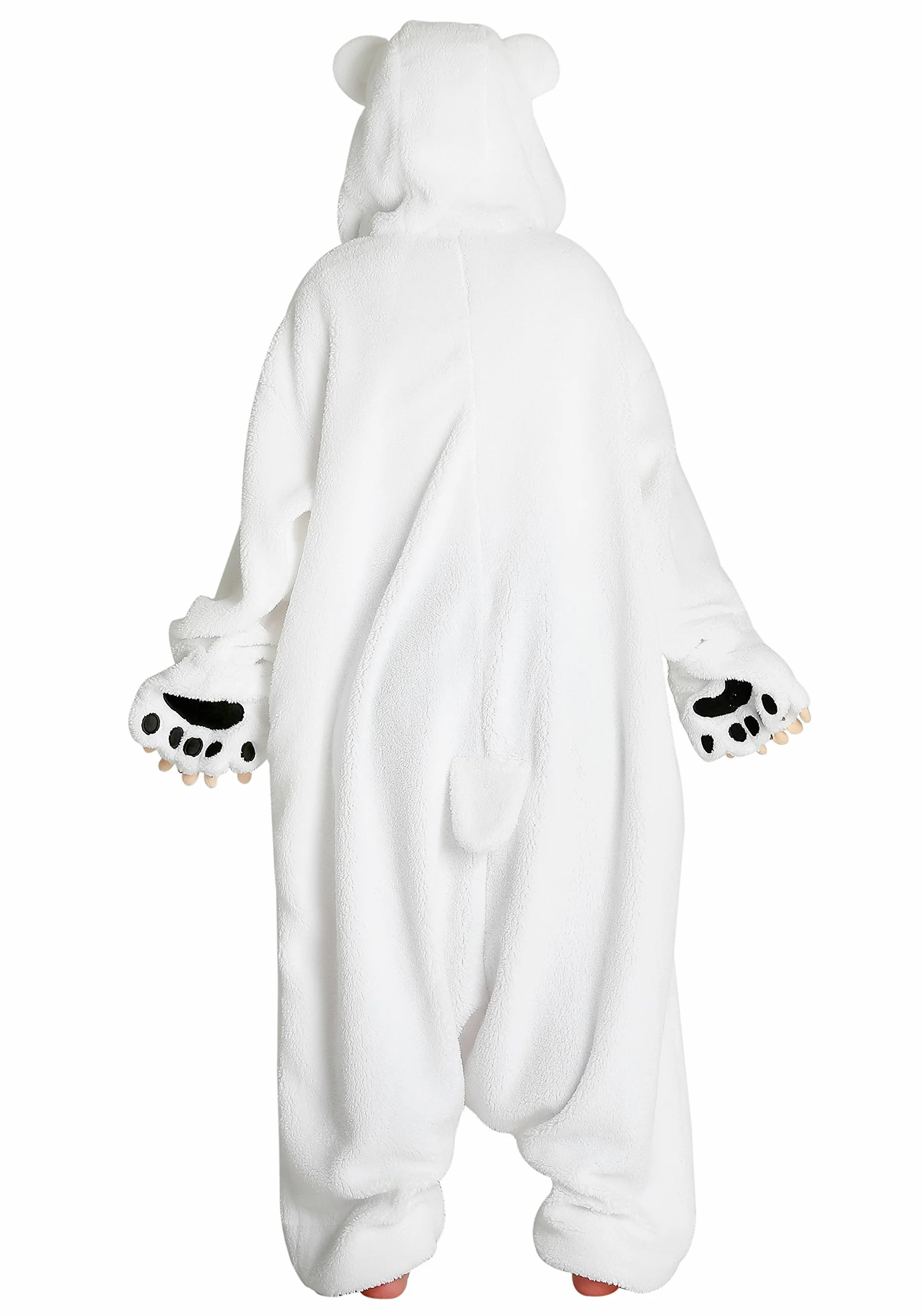 Kombinezon Niedźwiedź Polarny Onesie Kigurumi Jednoczęściowy Kostium Jumpsuit | SAZAC Kigurumi | Halloween i Karnawał | dla Dzieci i Dorosłych | Jeden Rozmiar Pasuje Wszystkim (155 – 180+ cm)
