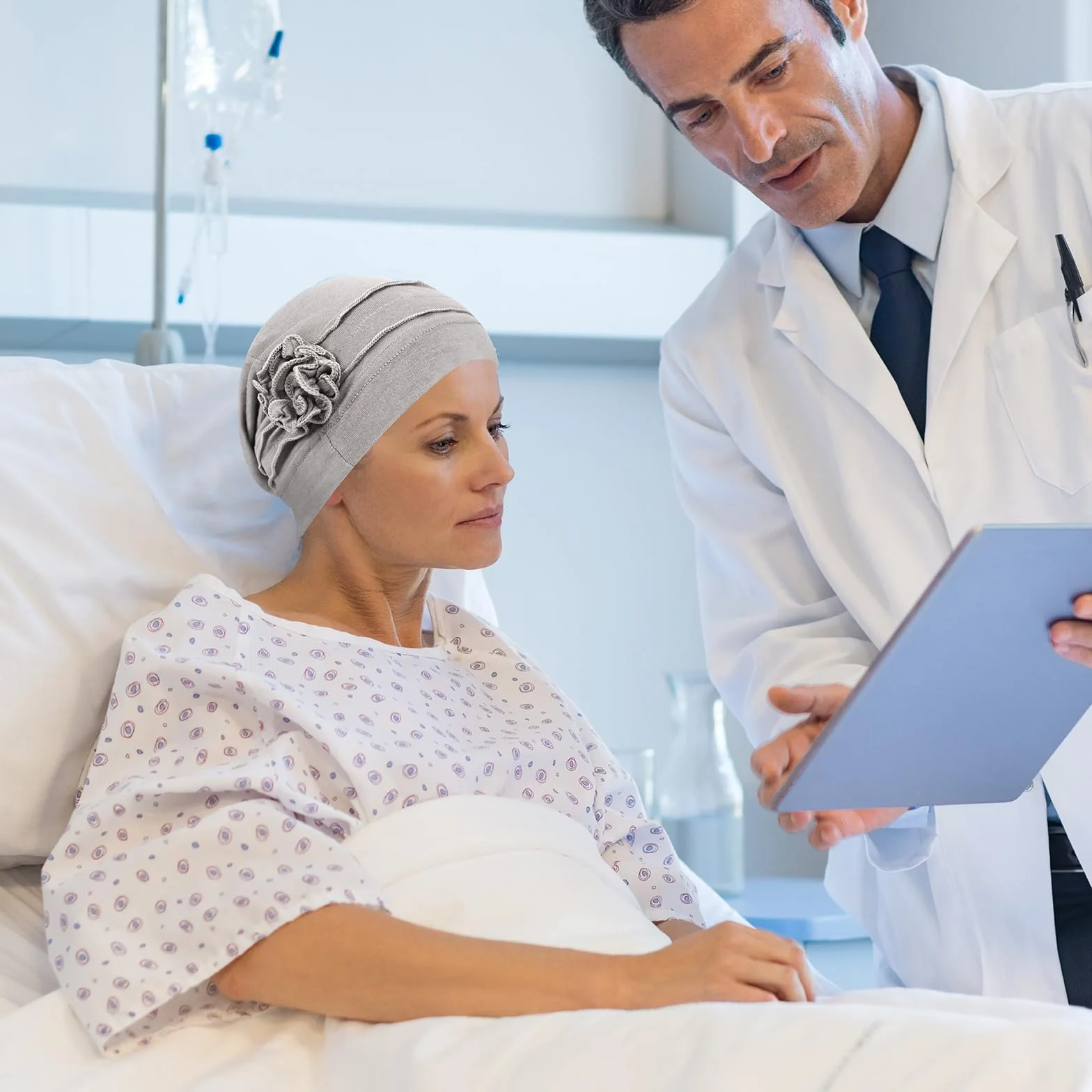 XEPST 4 szt. Chemioterapia Turban czapka dla kobiet, czapka onkologiczna dla kobiet, czapka z rakiem na wypadanie włosów, chusta na głowę damska