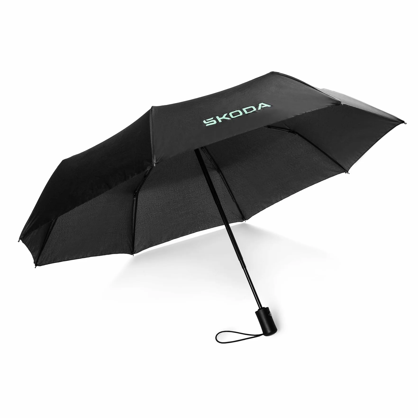 Skoda 6U0087602 Parasol kieszonkowy, parasol parasolowy, czarny, czarny, Einheitsgröße, Klasyczny