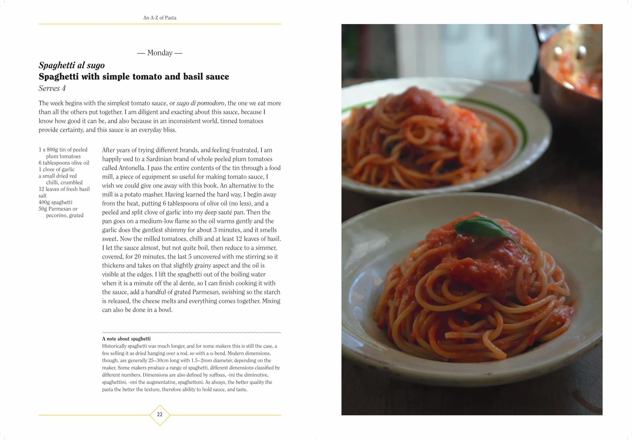 An A-Z of Pasta: A guide to some of the many shapes, stories and recipes for pasta, by the award-winning food writer