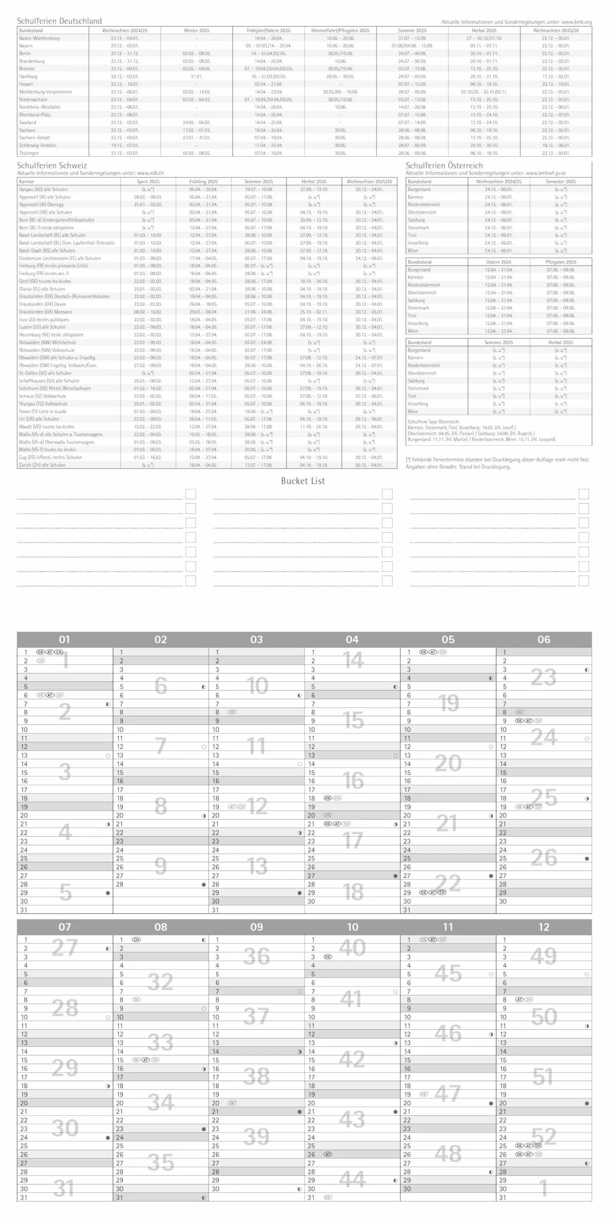 Alpha Edition - New York 2025 Broschürenkalender, 30x30cm, Wandkalender mit Platz für Notizen und Termine, Bilder amerikanischen Metropole, Monatsübersicht und Ferientermine DE/AT/CH